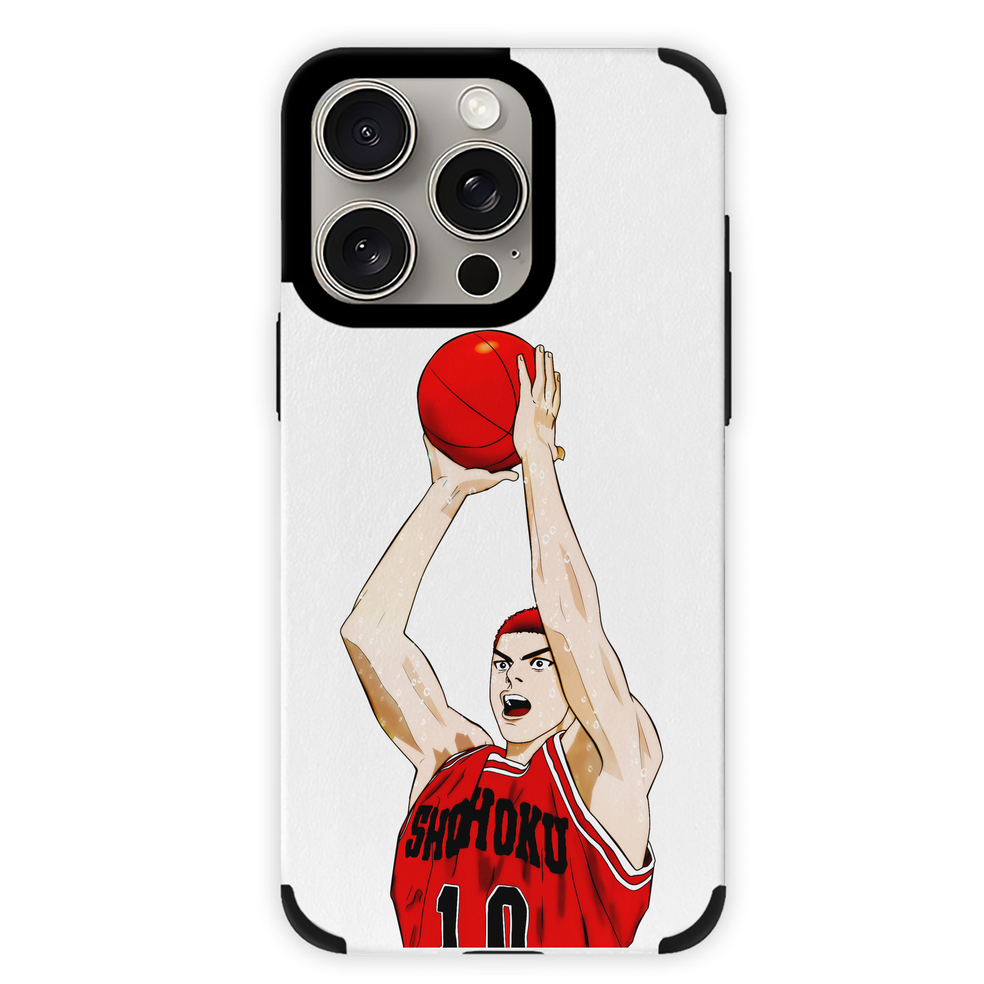 （画像用） SLAM DUNK／スラムダンク 【iPhone15ProMax対応】 PUレザー スマホケース 耐衝撃＆黄変防止