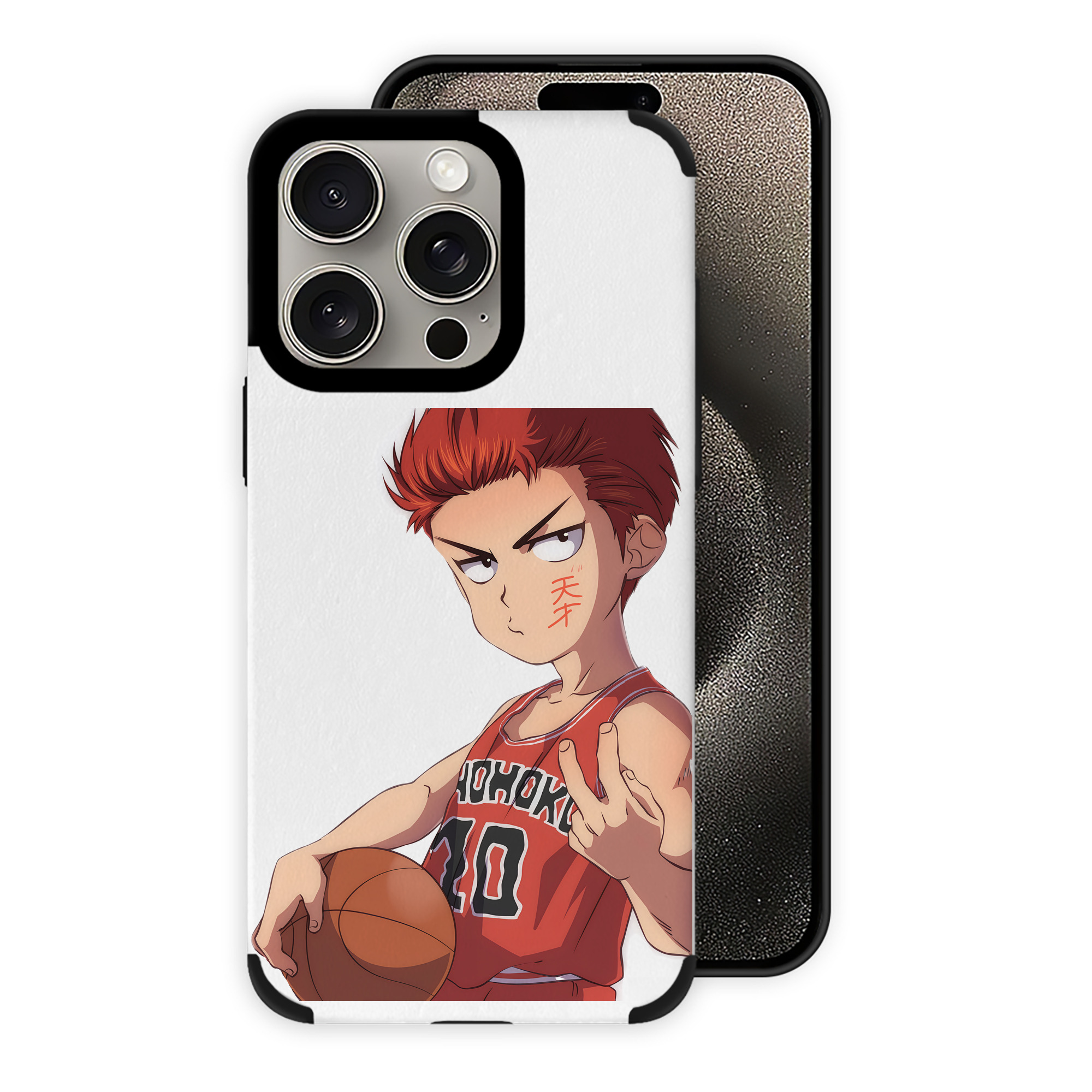 （画像用） SLAM DUNK／スラムダンク 【iPhone15ProMax対応】 PUレザー スマホケース 耐衝撃＆黄変防止