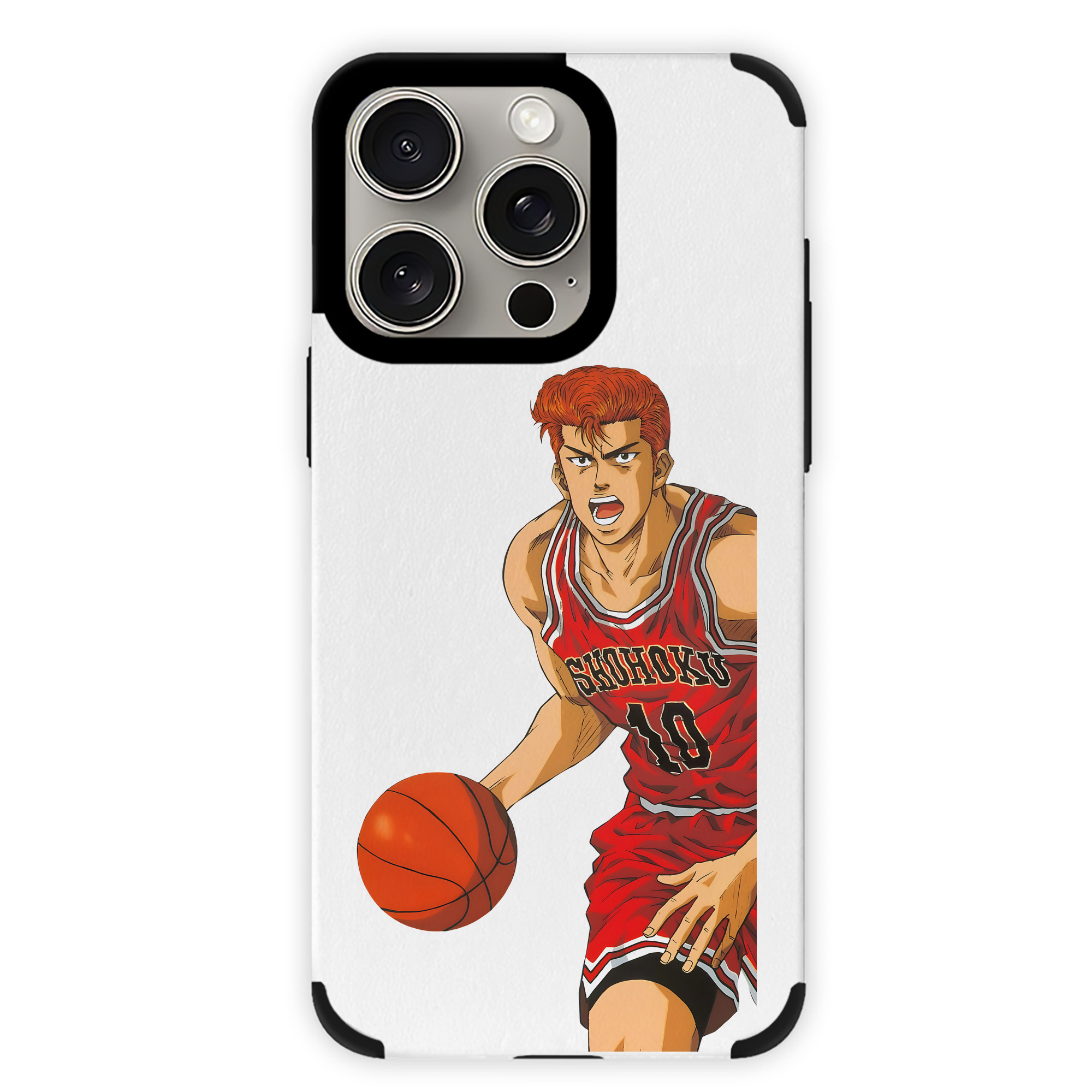 （画像用） SLAM DUNK／スラムダンク 【iPhone15ProMax対応】 PUレザー スマホケース 耐衝撃＆黄変防止