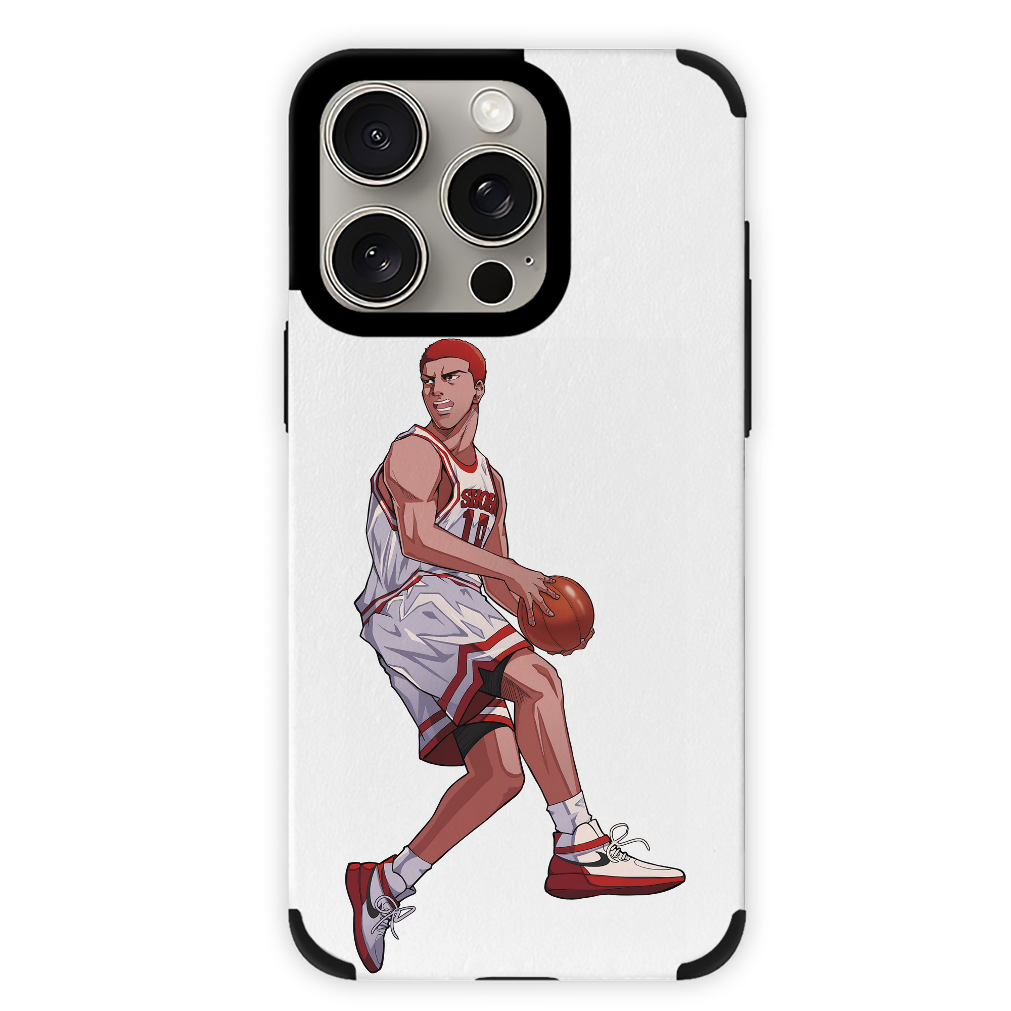 （画像用） SLAM DUNK／スラムダンク 【iPhone15ProMax対応】 PUレザー スマホケース 耐衝撃＆黄変防止