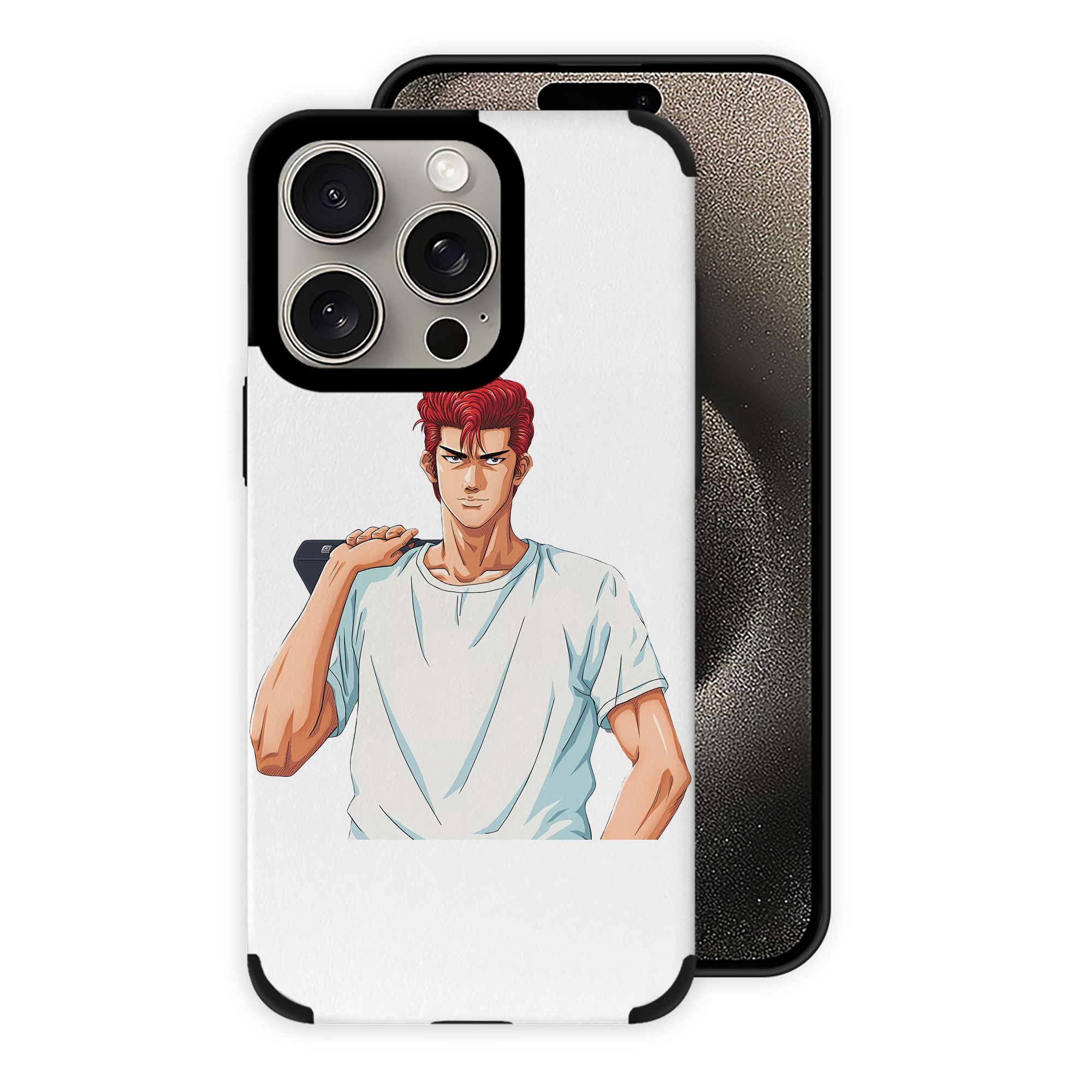 （画像用） SLAM DUNK／スラムダンク 【iPhone15ProMax対応】 PUレザー スマホケース 耐衝撃＆黄変防止