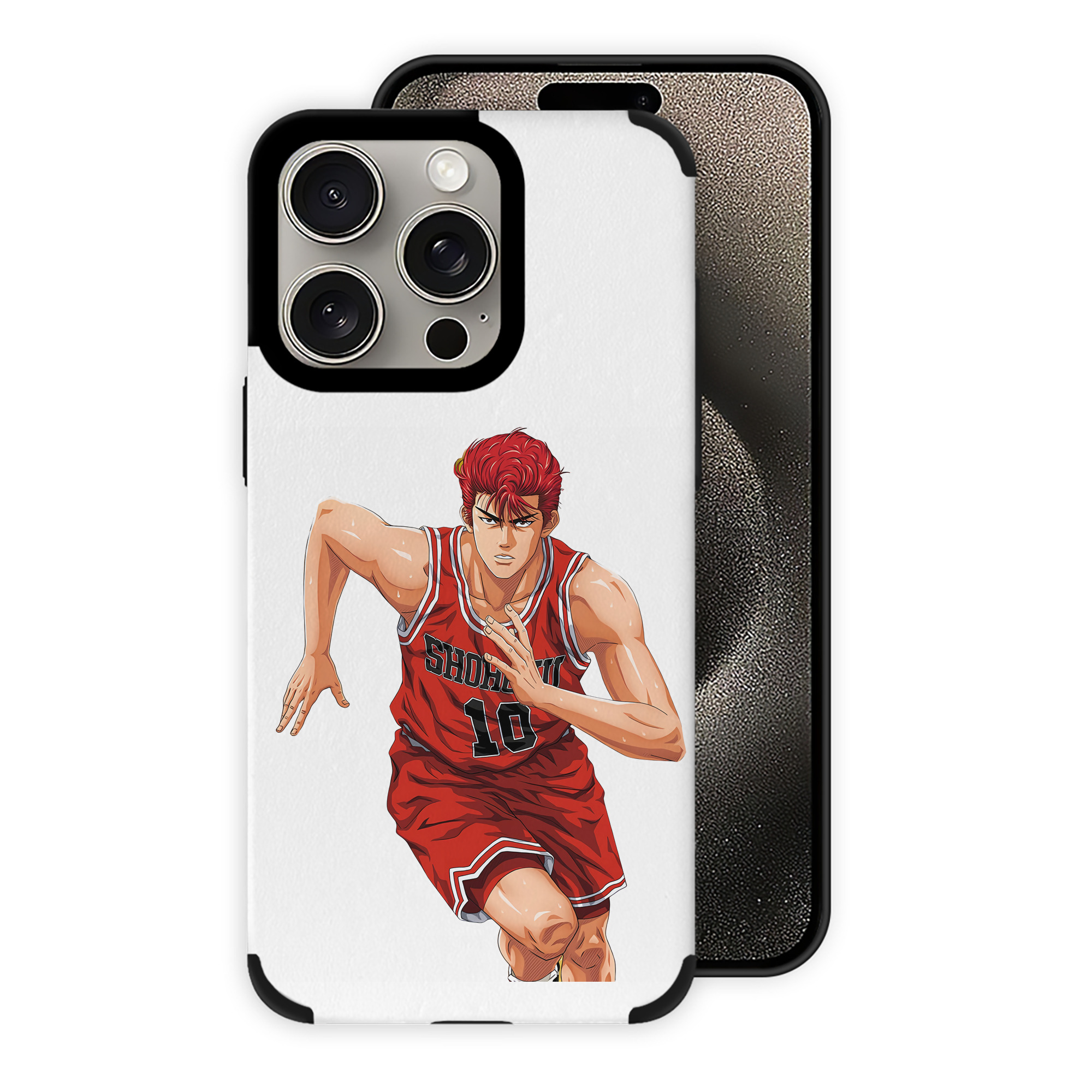 （画像用） SLAM DUNK／スラムダンク 【iPhone15ProMax対応】 PUレザー スマホケース 耐衝撃＆黄変防止