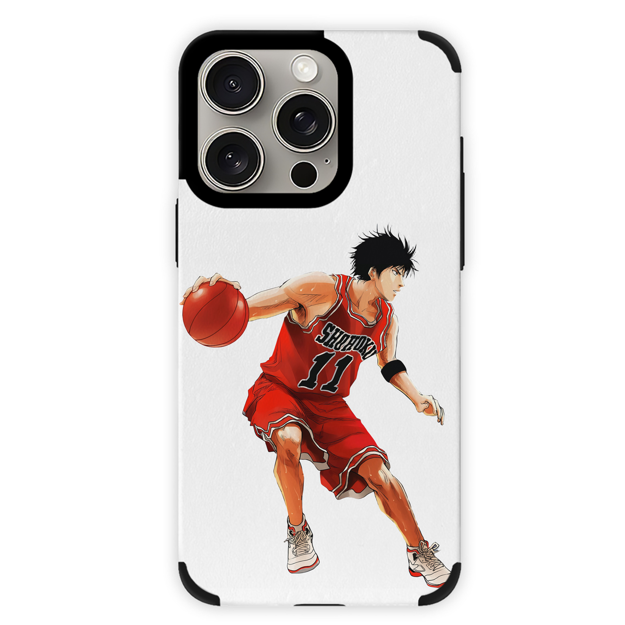 （画像用） SLAM DUNK／スラムダンク 【iPhone15ProMax対応】 PUレザー スマホケース 耐衝撃＆黄変防止