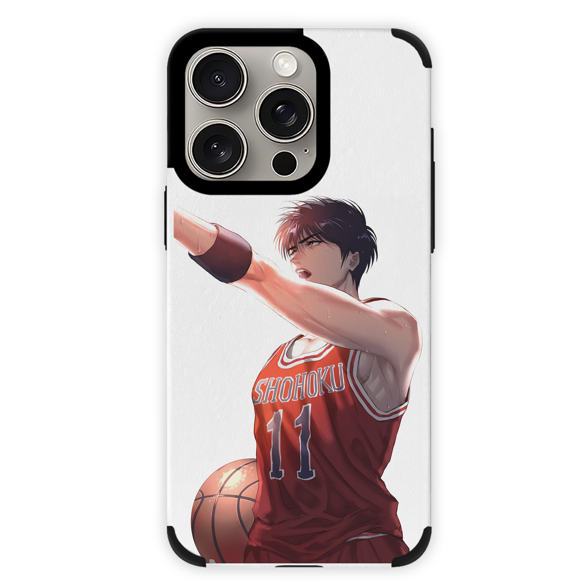 （画像用） SLAM DUNK／スラムダンク 【iPhone15ProMax対応】 PUレザー スマホケース 耐衝撃＆黄変防止