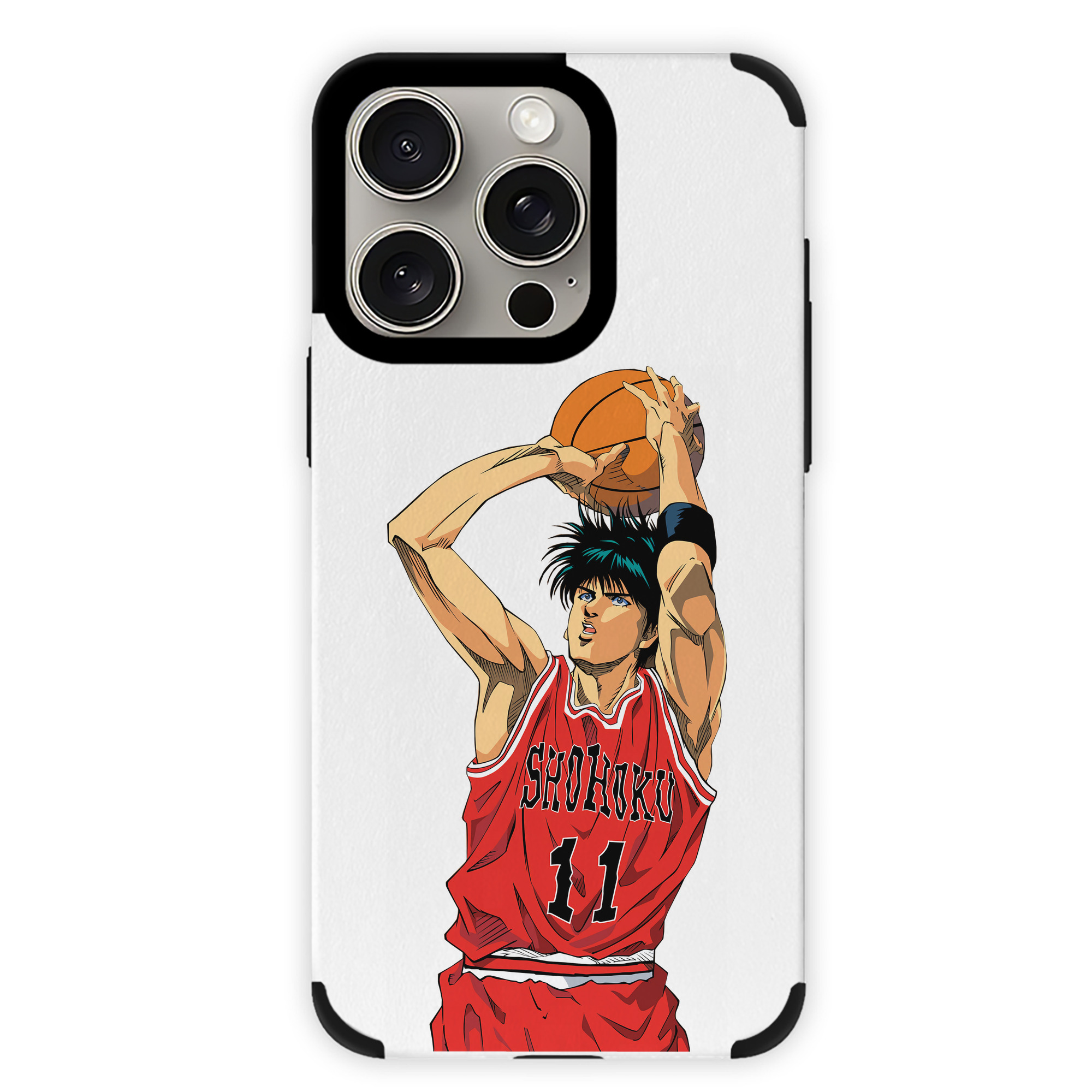 （画像用） SLAM DUNK／スラムダンク 【iPhone15ProMax対応】 PUレザー スマホケース 耐衝撃＆黄変防止