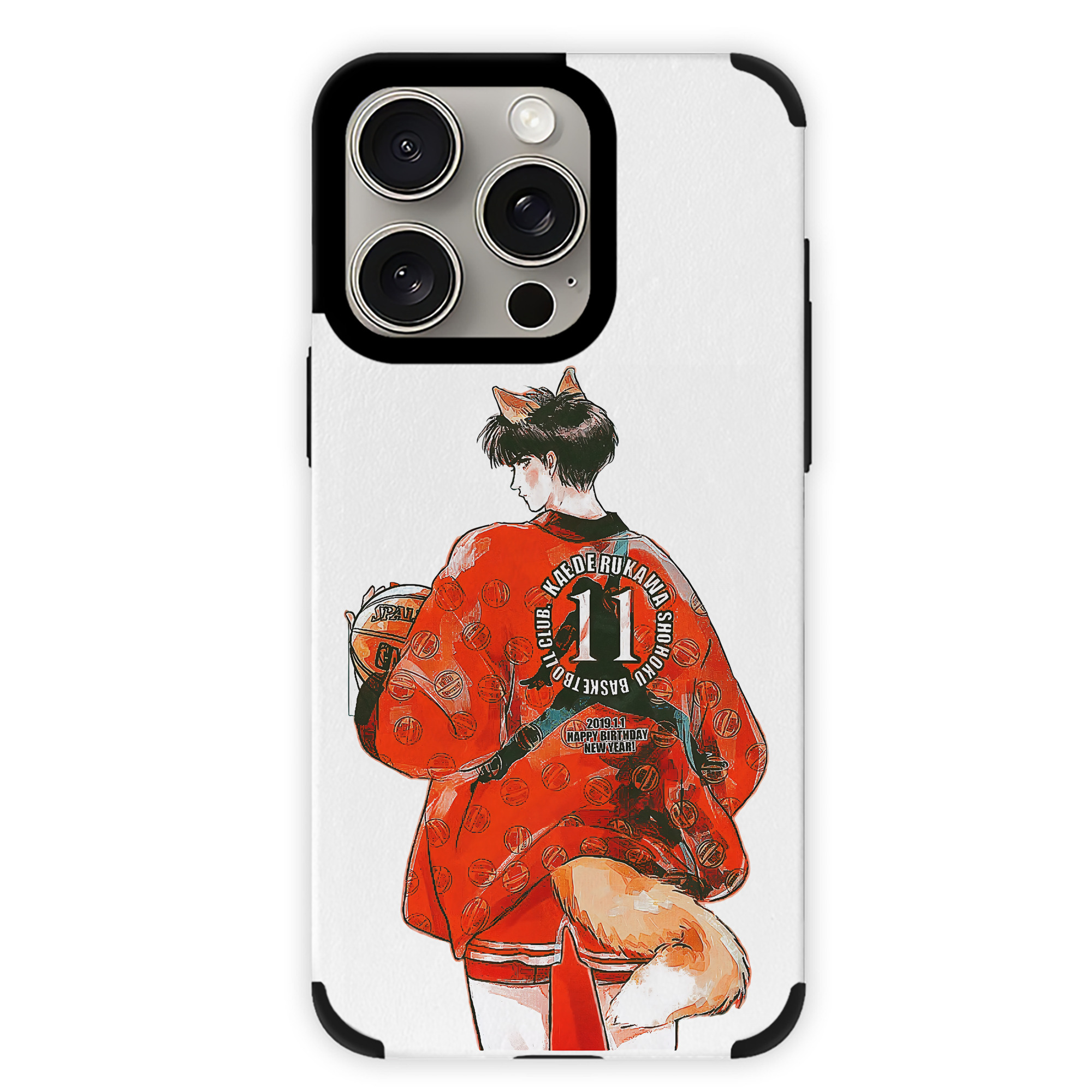 （画像用） SLAM DUNK／スラムダンク 【iPhone15ProMax対応】 PUレザー スマホケース 耐衝撃＆黄変防止