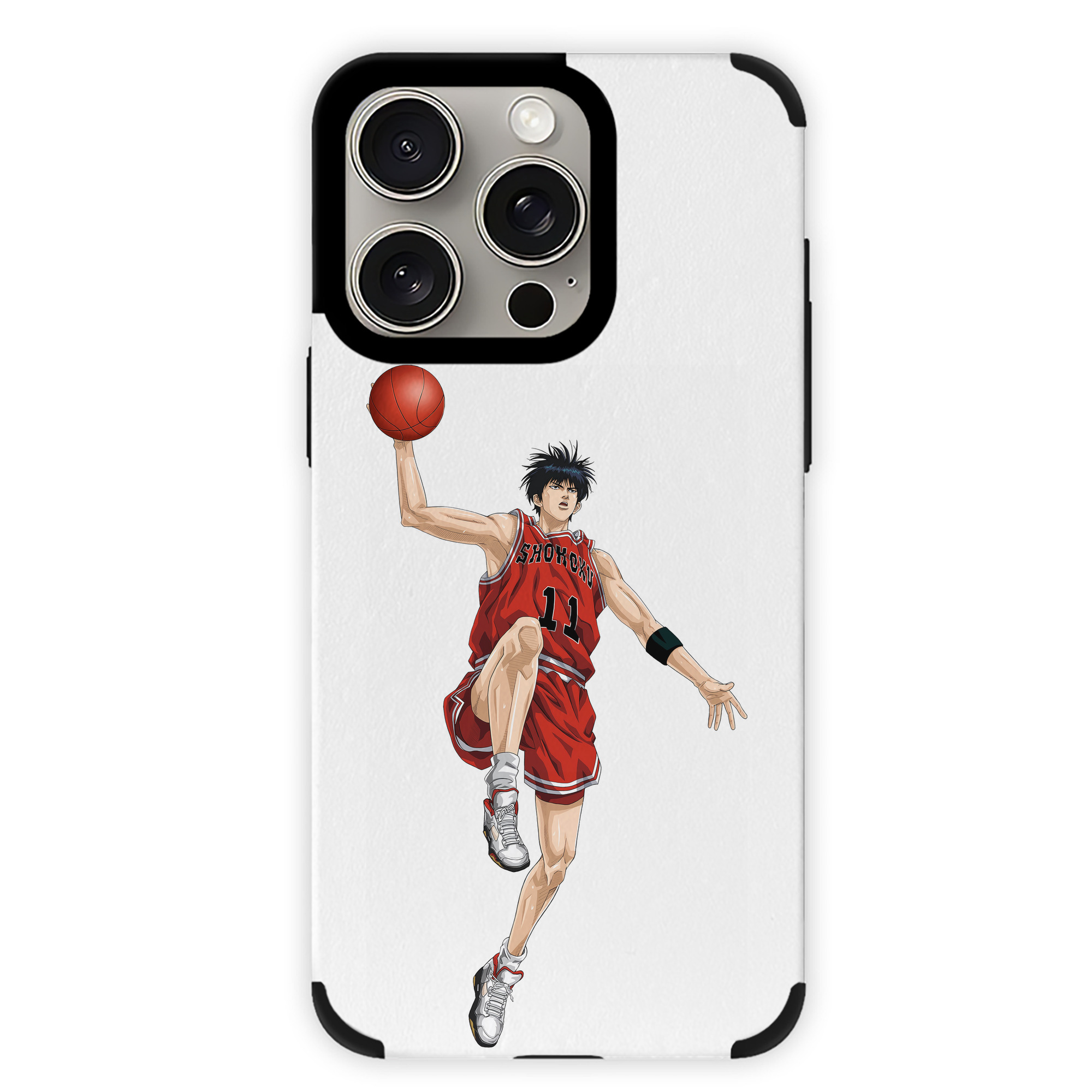 （画像用） SLAM DUNK／スラムダンク 【iPhone15ProMax対応】 PUレザー スマホケース 耐衝撃＆黄変防止