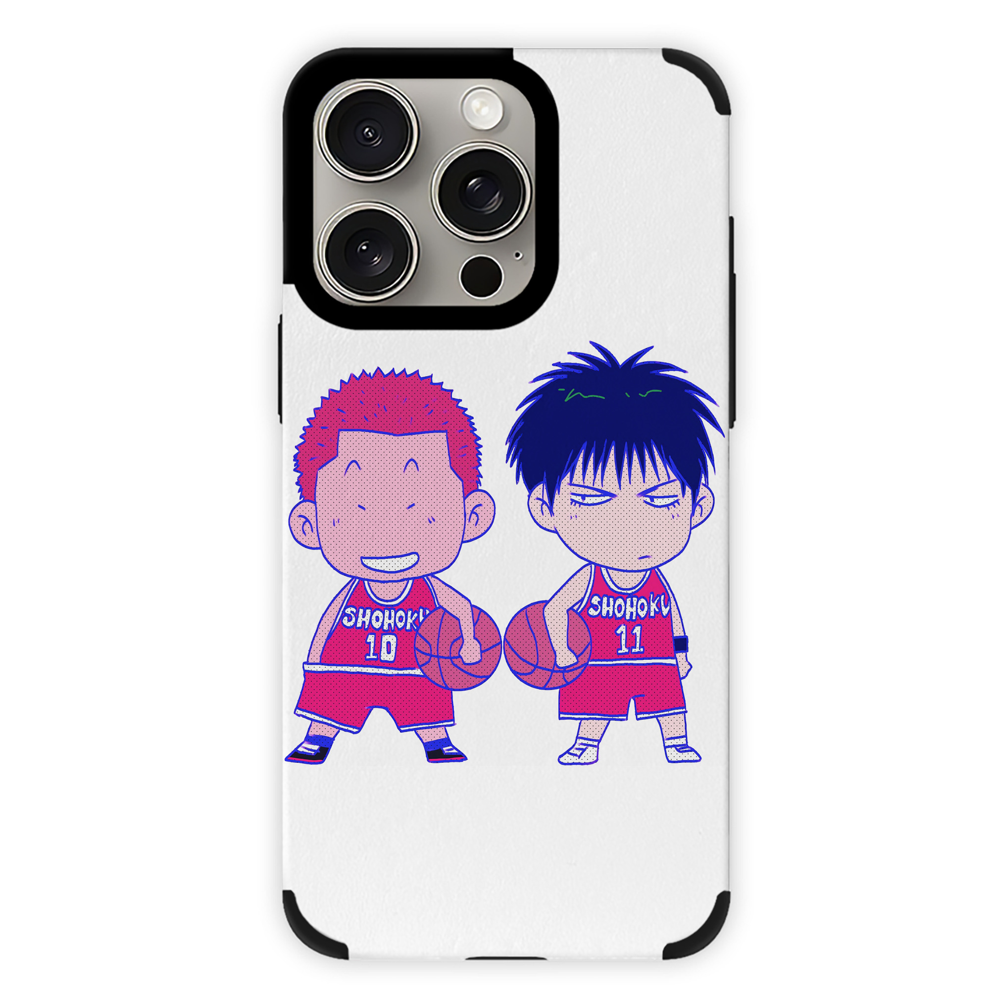 （画像用） SLAM DUNK／スラムダンク 【iPhone15ProMax対応】 PUレザー スマホケース 耐衝撃＆黄変防止