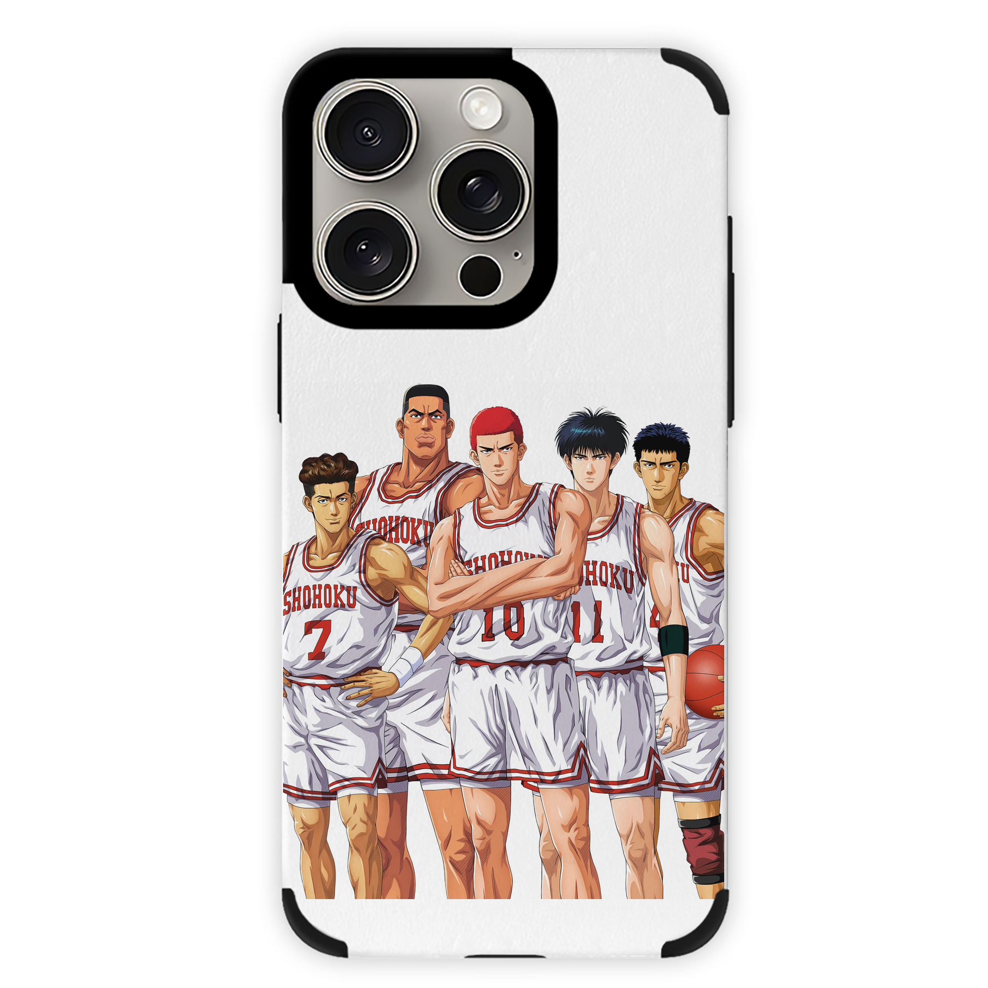 （画像用） SLAM DUNK／スラムダンク 【iPhone15ProMax対応】 PUレザー スマホケース 耐衝撃＆黄変防止