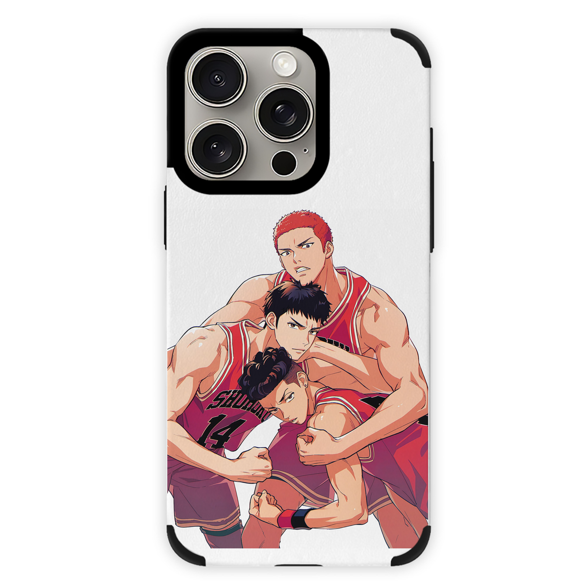 （画像用） SLAM DUNK／スラムダンク 【iPhone15ProMax対応】 PUレザー スマホケース 耐衝撃＆黄変防止