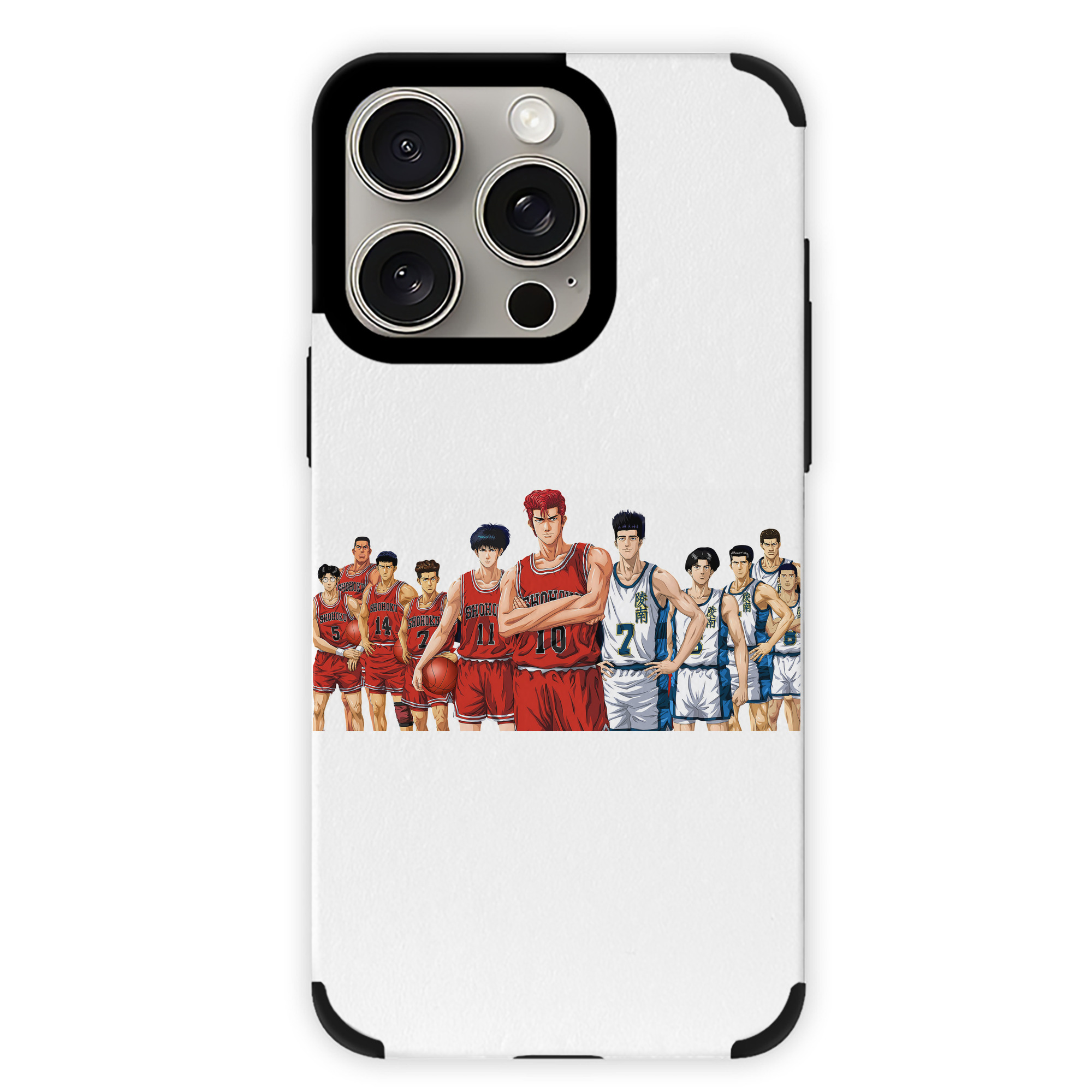 （画像用） SLAM DUNK／スラムダンク 【iPhone15ProMax対応】 PUレザー スマホケース 耐衝撃＆黄変防止
