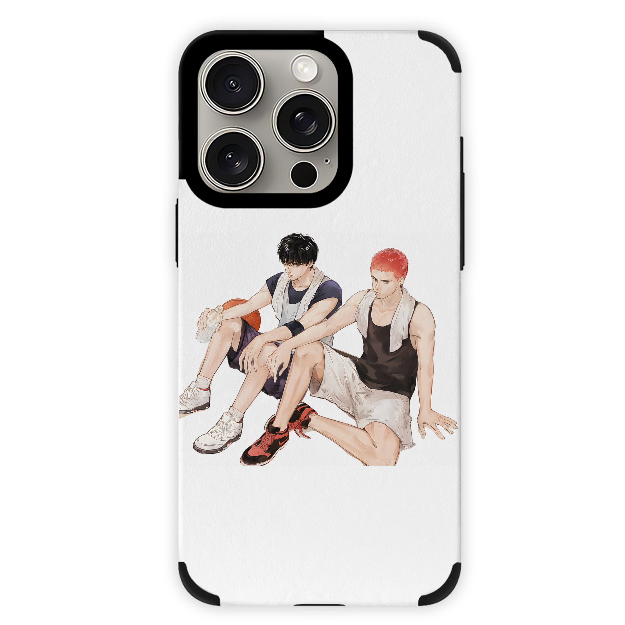 （画像用） SLAM DUNK／スラムダンク 【iPhone15ProMax対応】 PUレザー スマホケース 耐衝撃＆黄変防止