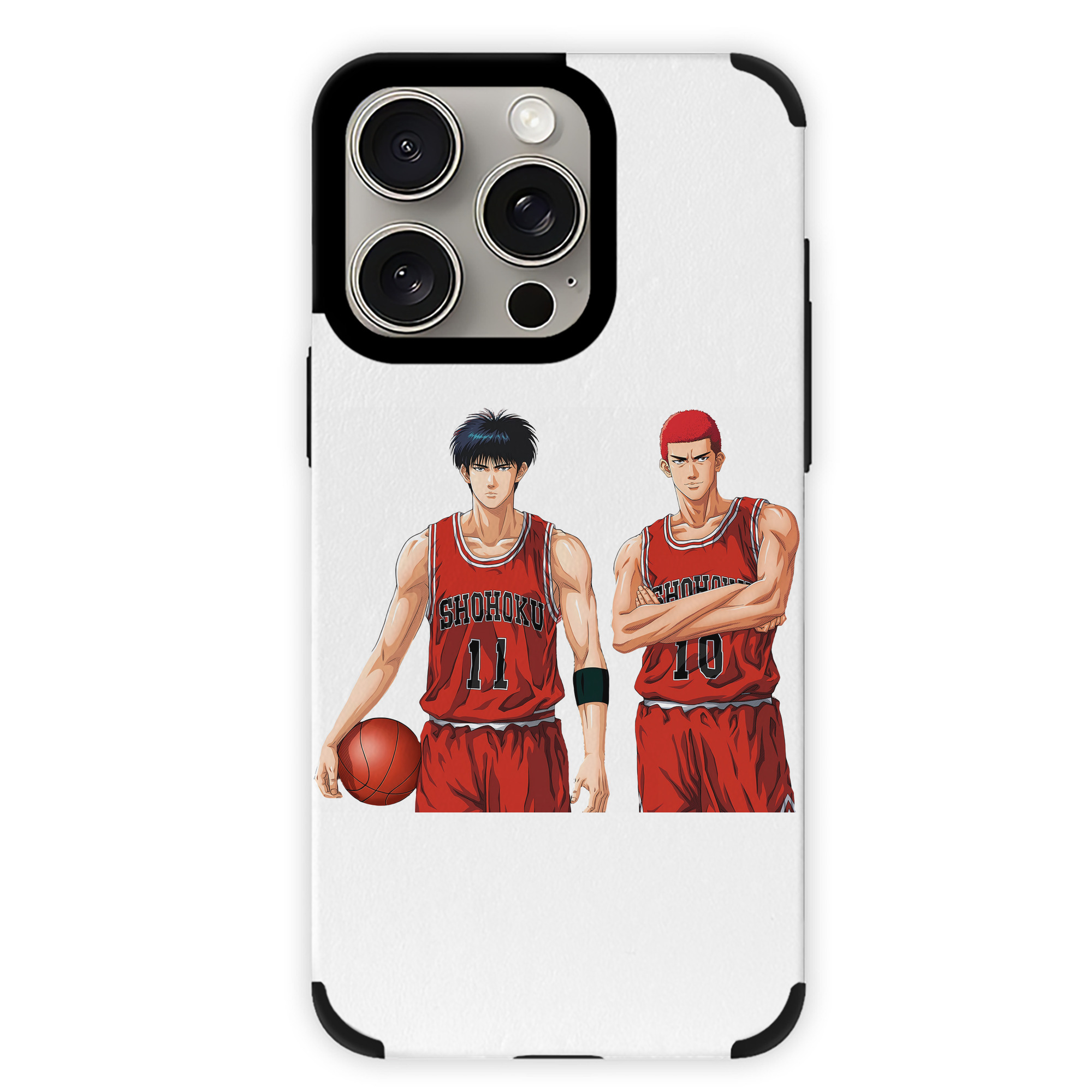 （画像用） SLAM DUNK／スラムダンク 【iPhone15ProMax対応】 PUレザー スマホケース 耐衝撃＆黄変防止