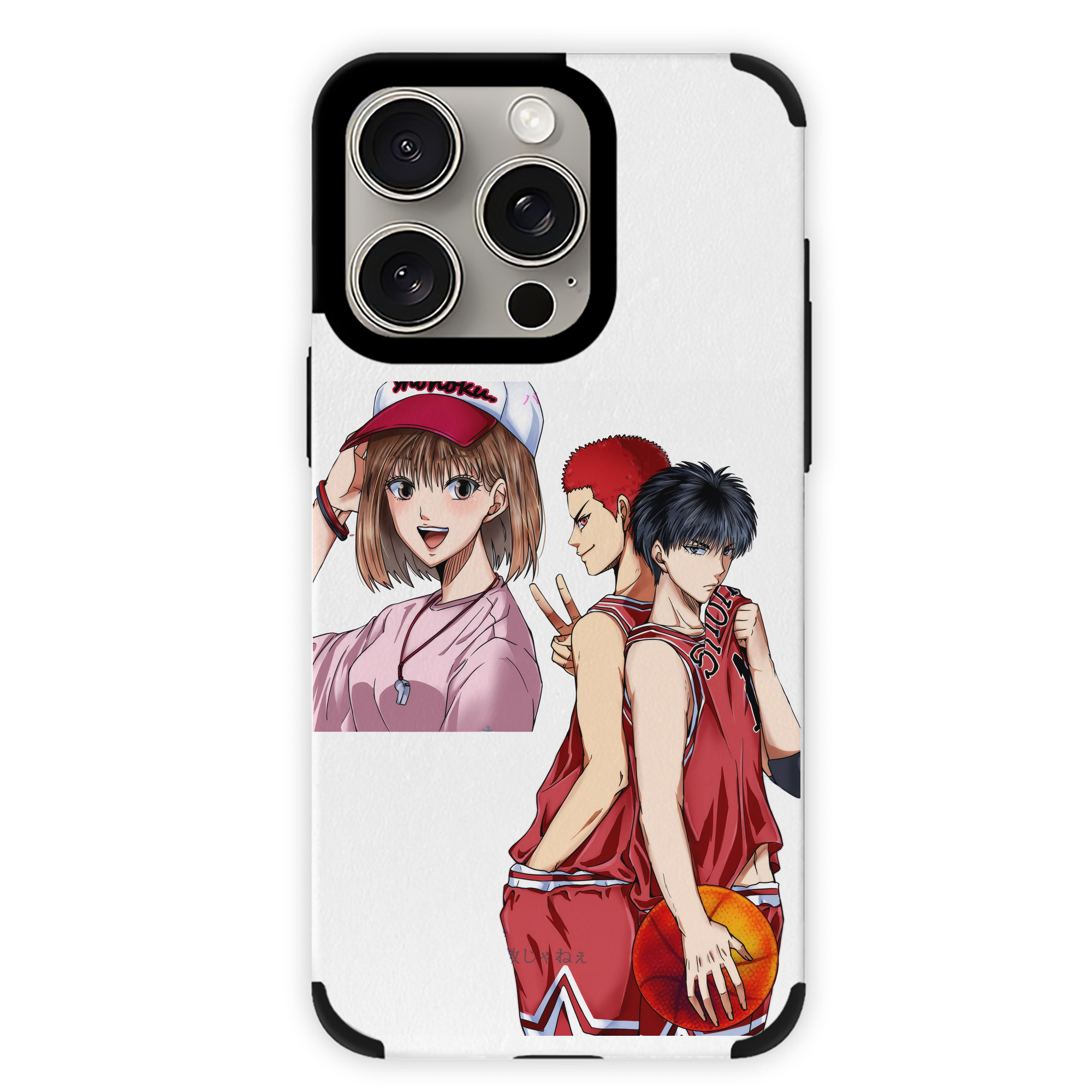 （画像用） SLAM DUNK／スラムダンク 【iPhone15ProMax対応】 PUレザー スマホケース 耐衝撃＆黄変防止