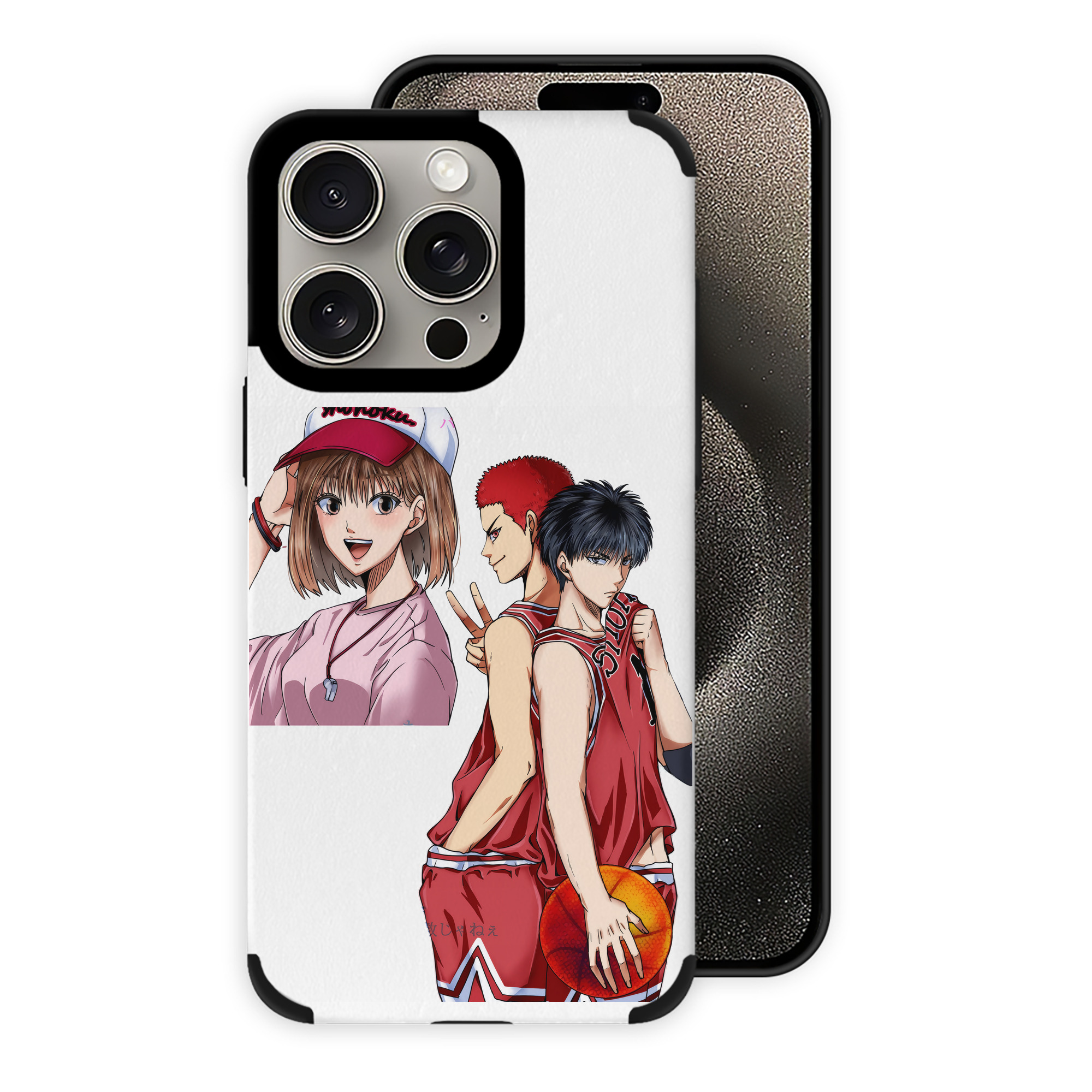 （画像用） SLAM DUNK／スラムダンク 【iPhone15ProMax対応】 PUレザー スマホケース 耐衝撃＆黄変防止