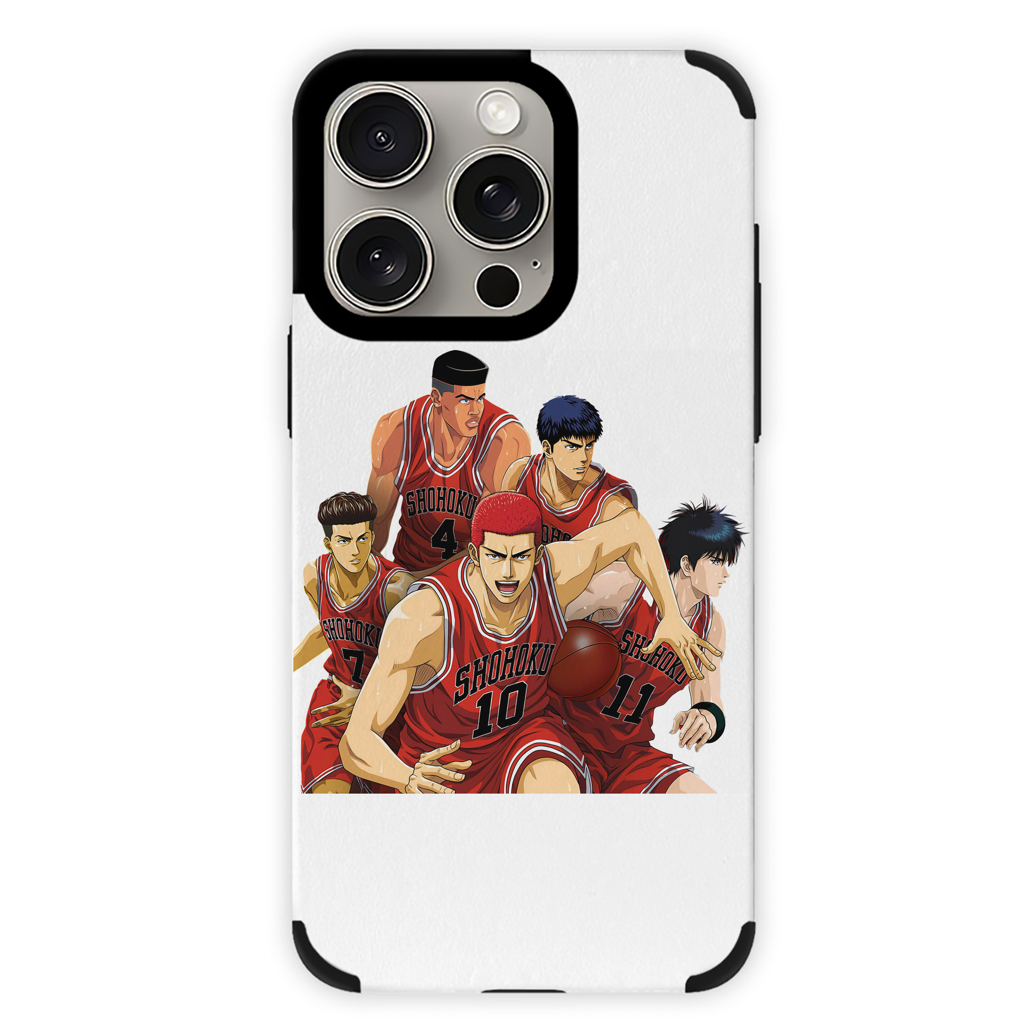 （画像用） SLAM DUNK／スラムダンク 【iPhone15ProMax対応】 PUレザー スマホケース 耐衝撃＆黄変防止