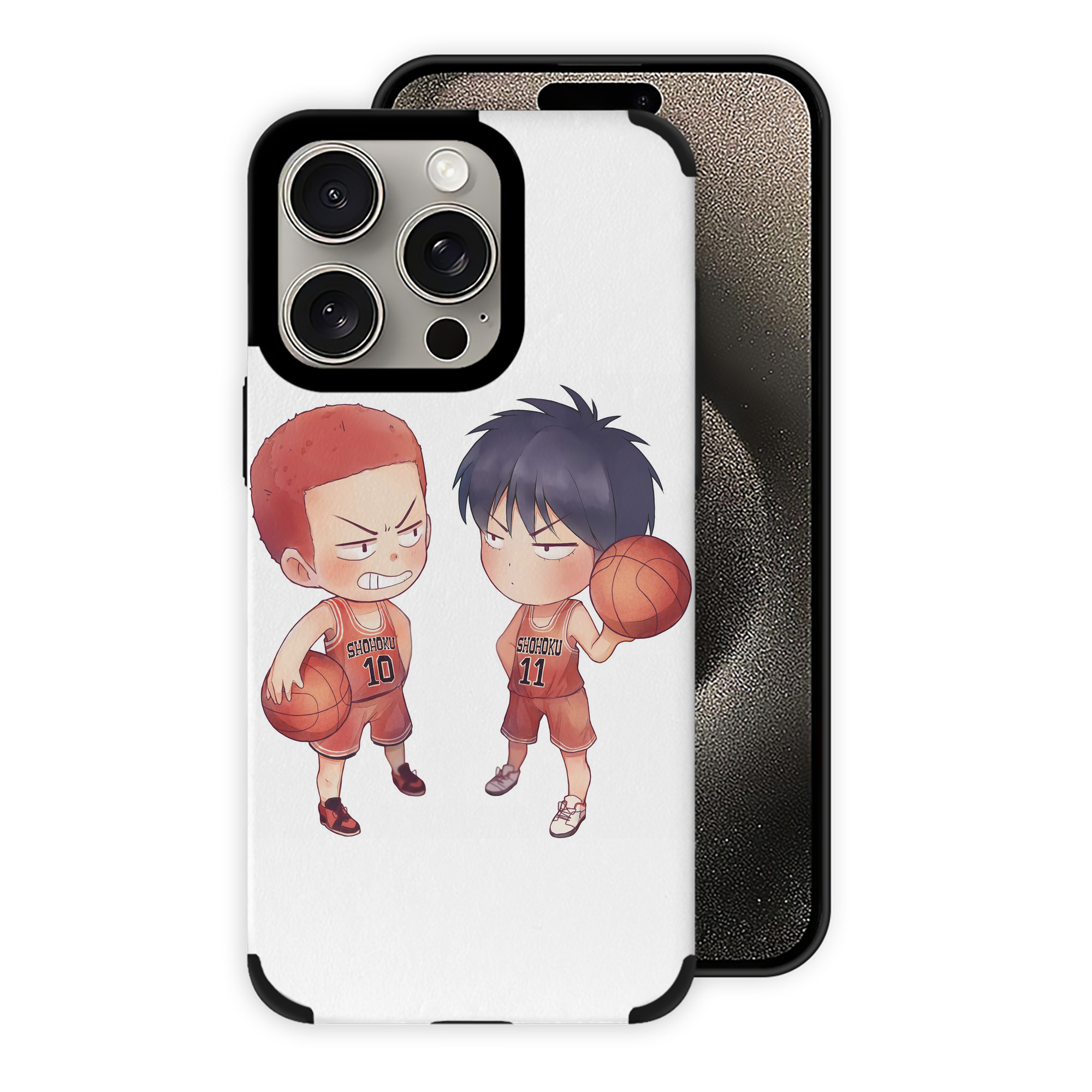 （画像用） SLAM DUNK／スラムダンク 【iPhone15ProMax対応】 PUレザー スマホケース 耐衝撃＆黄変防止