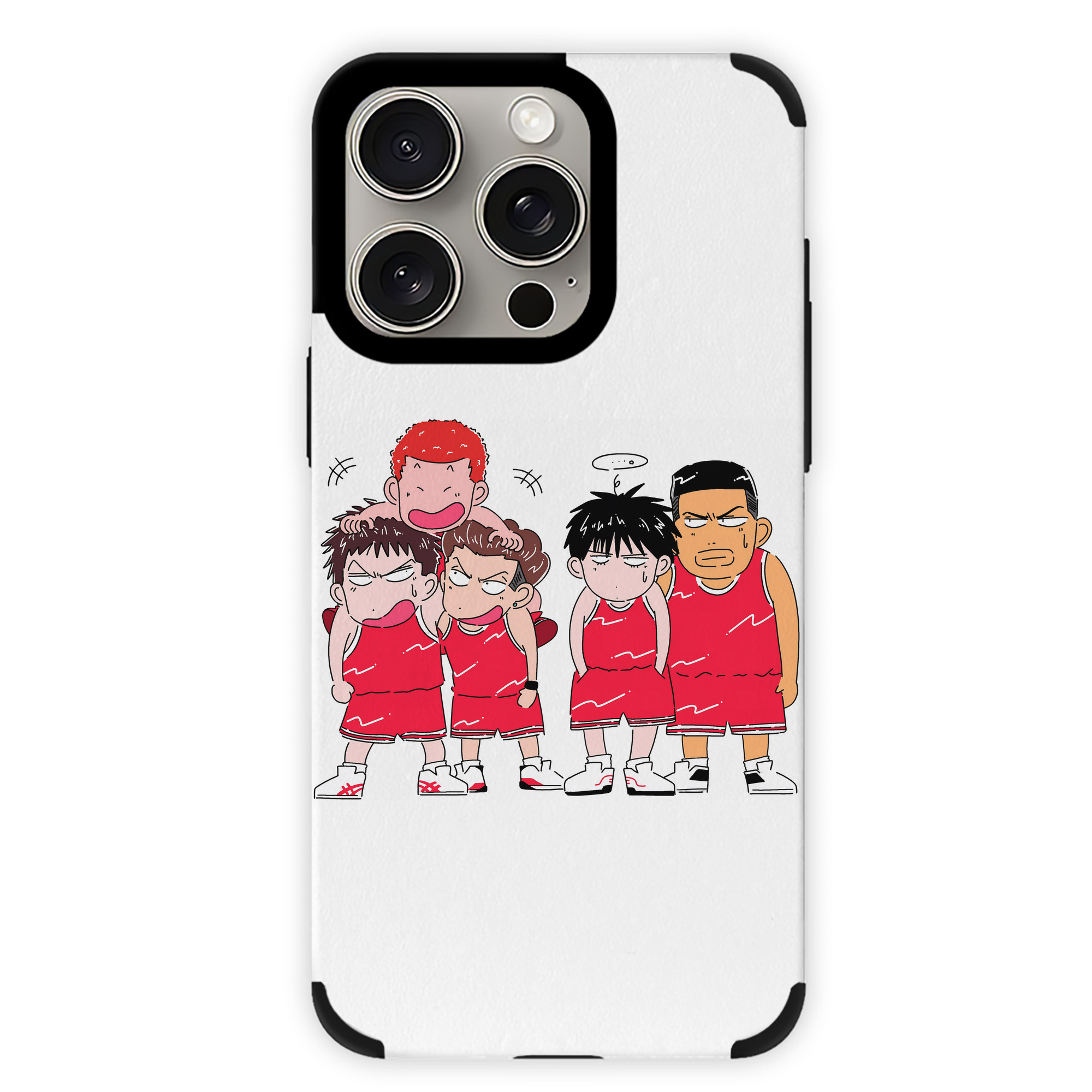 （画像用） SLAM DUNK／スラムダンク 【iPhone15ProMax対応】 PUレザー スマホケース 耐衝撃＆黄変防止