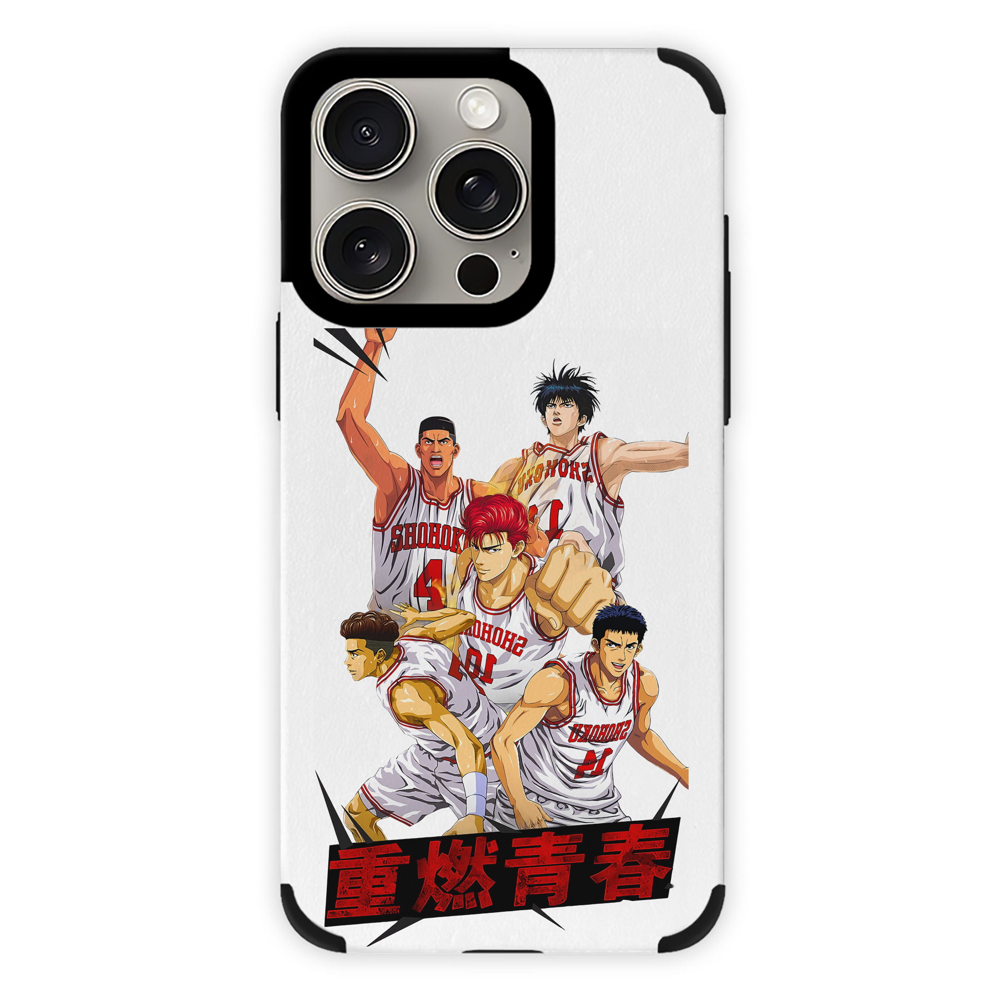 （画像用） SLAM DUNK／スラムダンク 【iPhone15ProMax対応】 PUレザー スマホケース 耐衝撃＆黄変防止