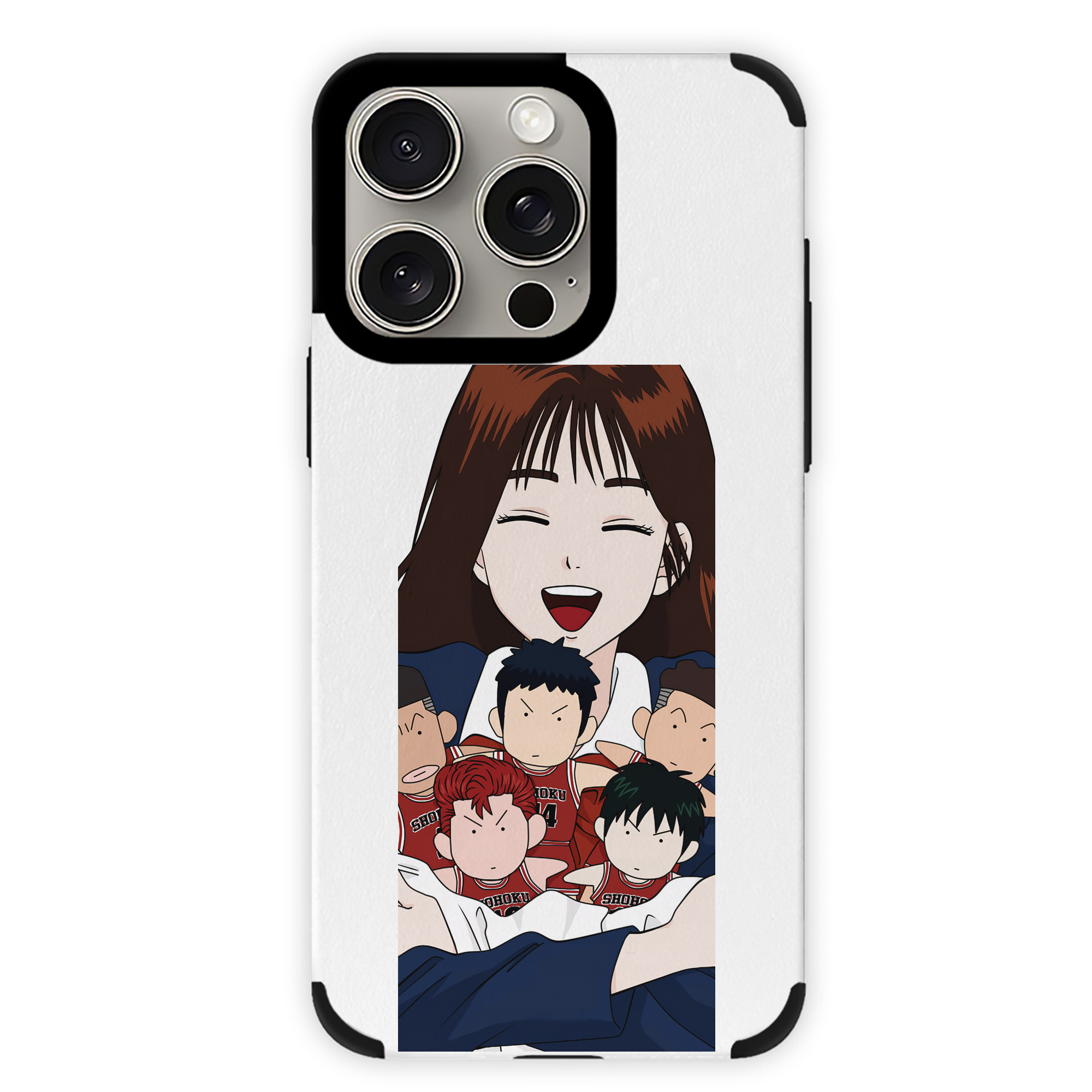 （画像用） SLAM DUNK／スラムダンク 【iPhone15ProMax対応】 PUレザー スマホケース 耐衝撃＆黄変防止