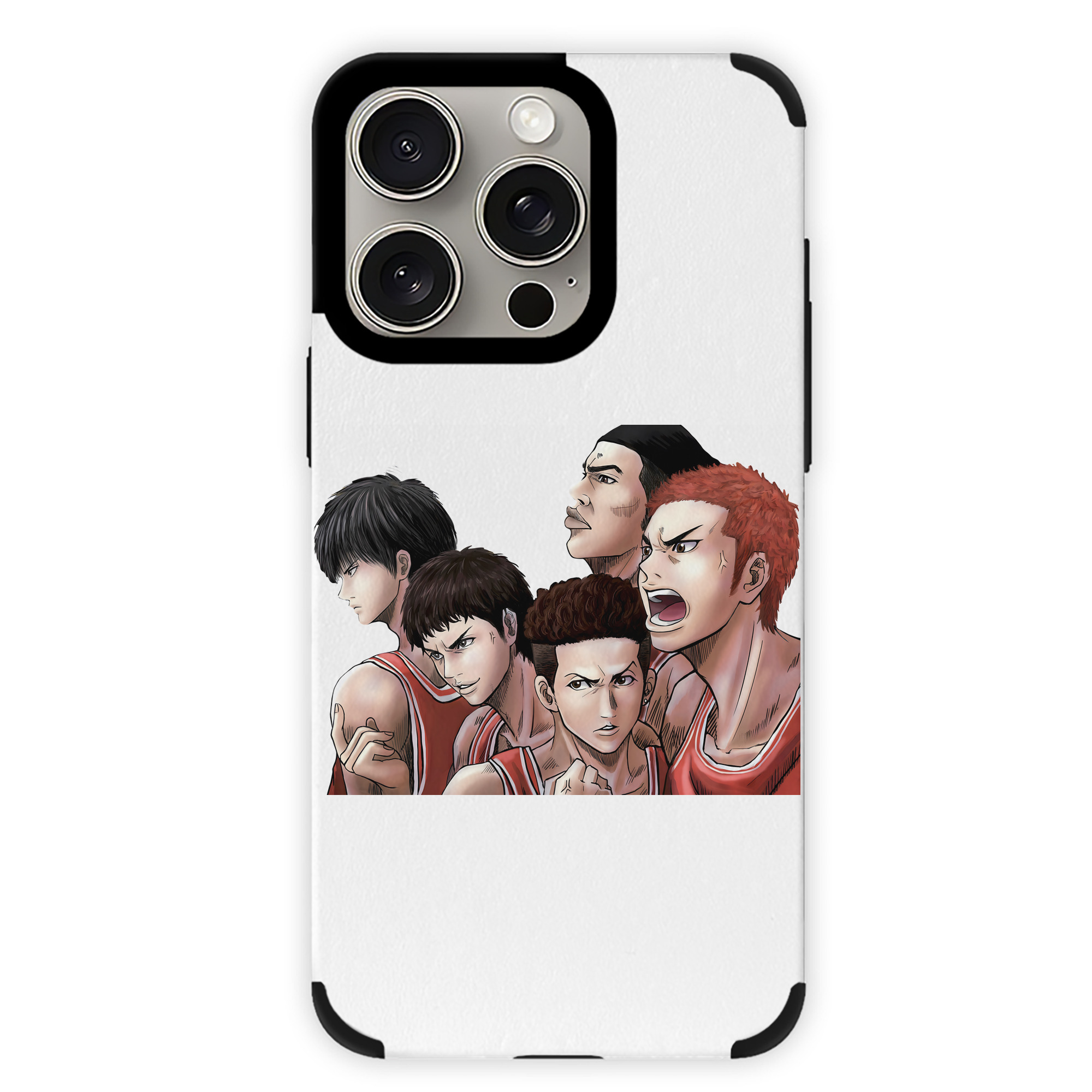 （画像用） SLAM DUNK／スラムダンク 【iPhone15ProMax対応】 PUレザー スマホケース 耐衝撃＆黄変防止