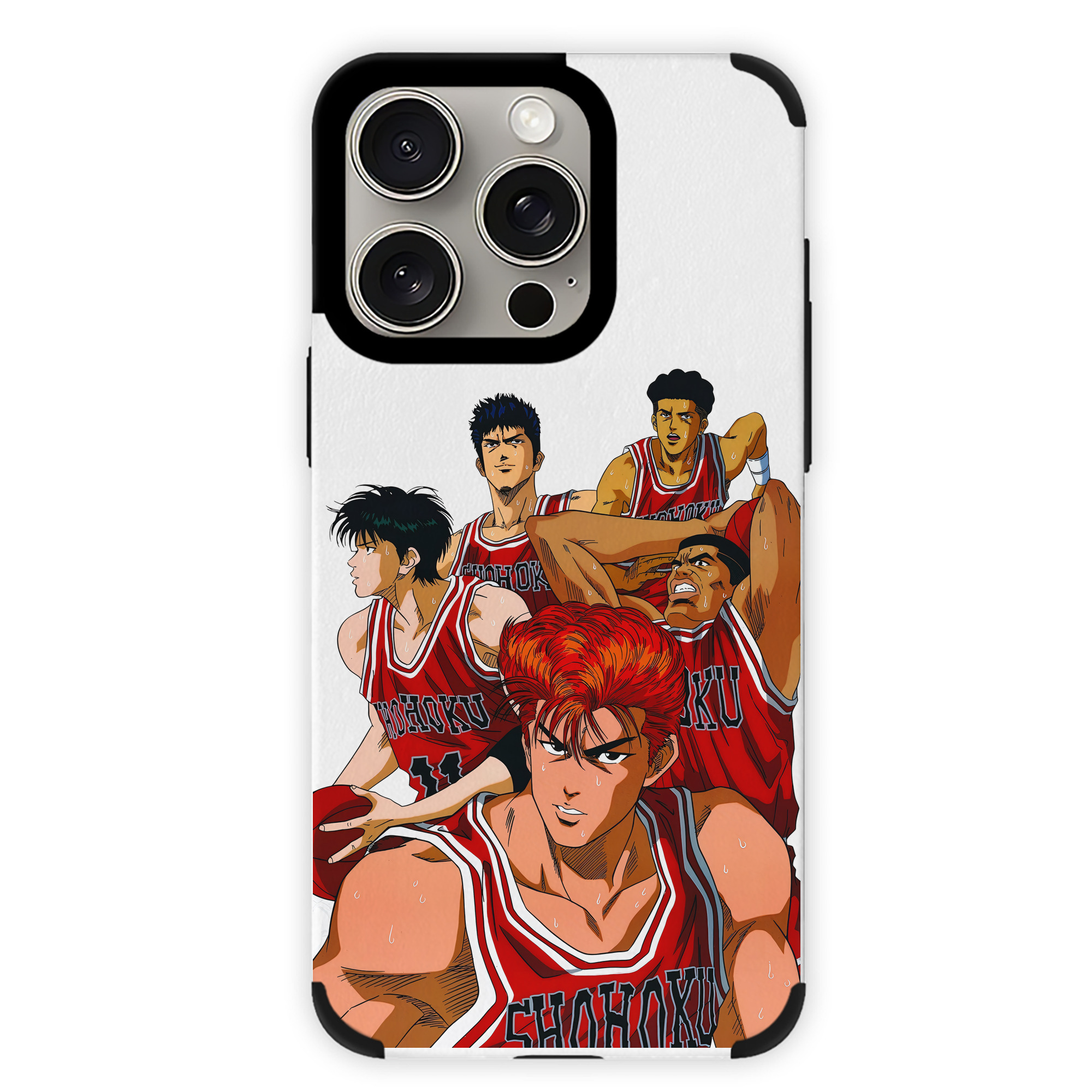 （画像用） SLAM DUNK／スラムダンク 【iPhone15ProMax対応】 PUレザー スマホケース 耐衝撃＆黄変防止
