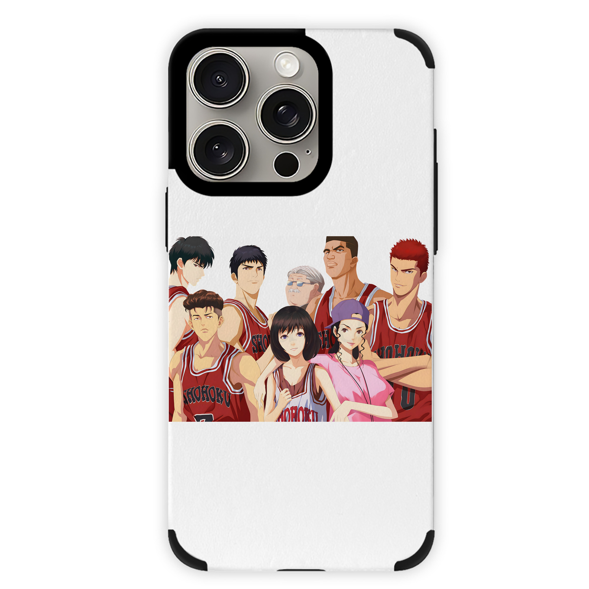 （画像用） SLAM DUNK／スラムダンク 【iPhone15ProMax対応】 PUレザー スマホケース 耐衝撃＆黄変防止