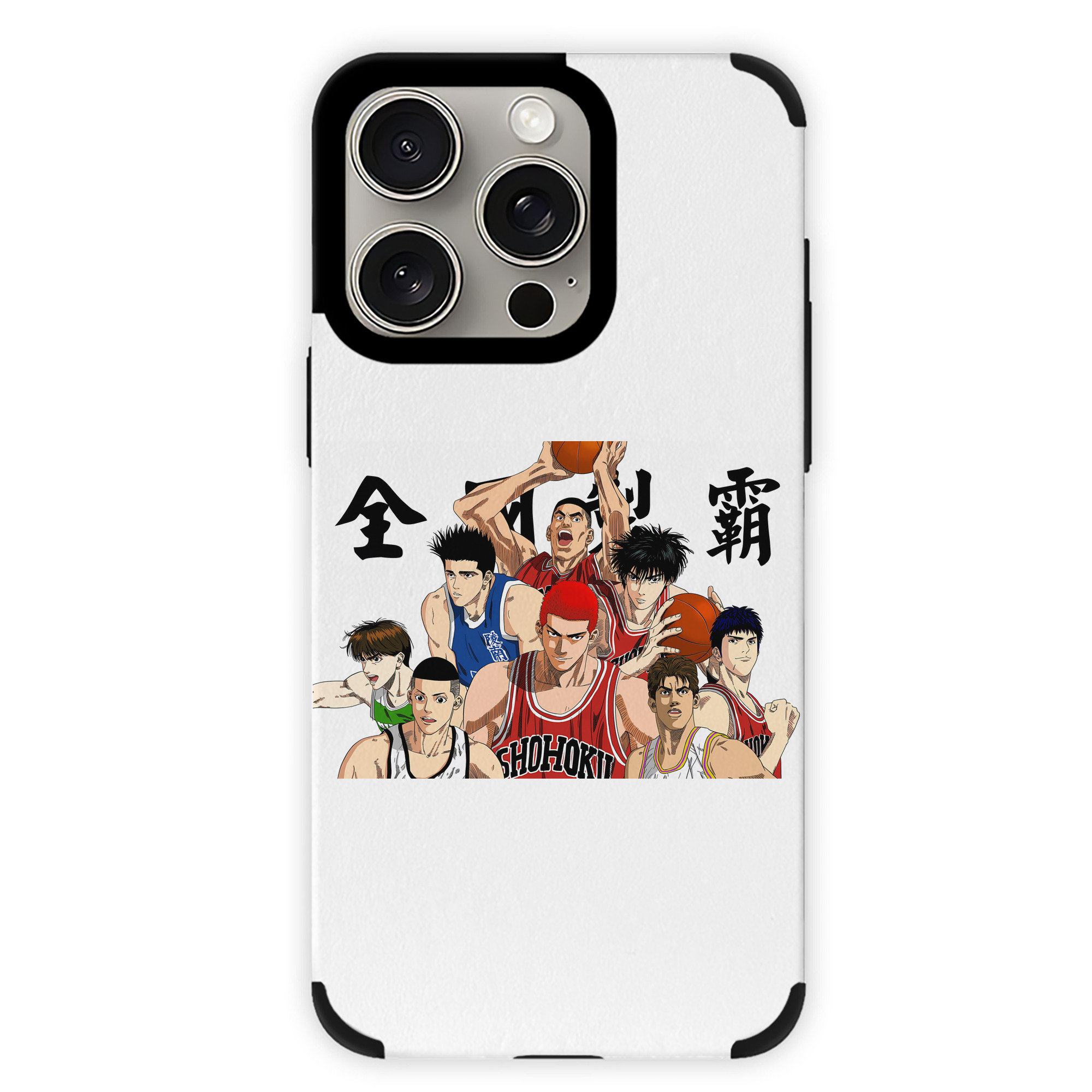 （画像用） SLAM DUNK／スラムダンク 【iPhone15ProMax対応】 PUレザー スマホケース 耐衝撃＆黄変防止