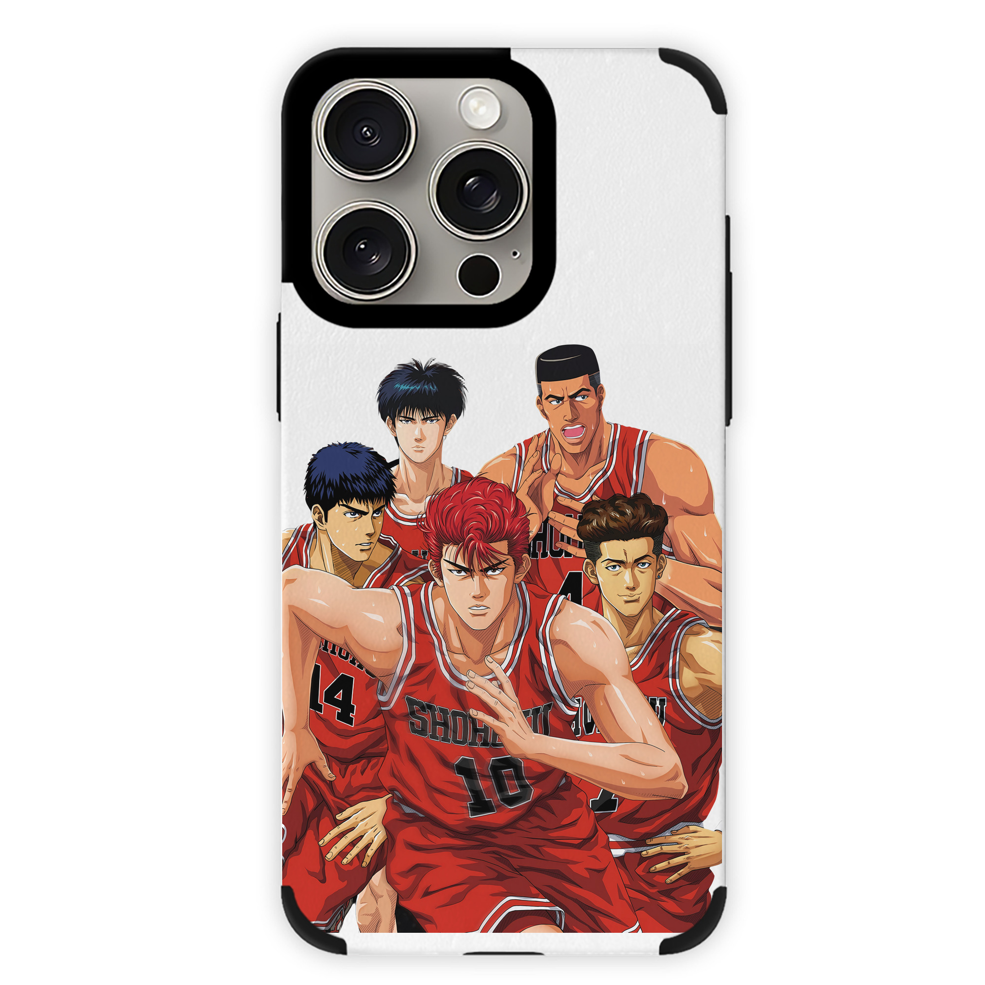 （画像用） SLAM DUNK／スラムダンク 【iPhone15ProMax対応】 PUレザー スマホケース 耐衝撃＆黄変防止