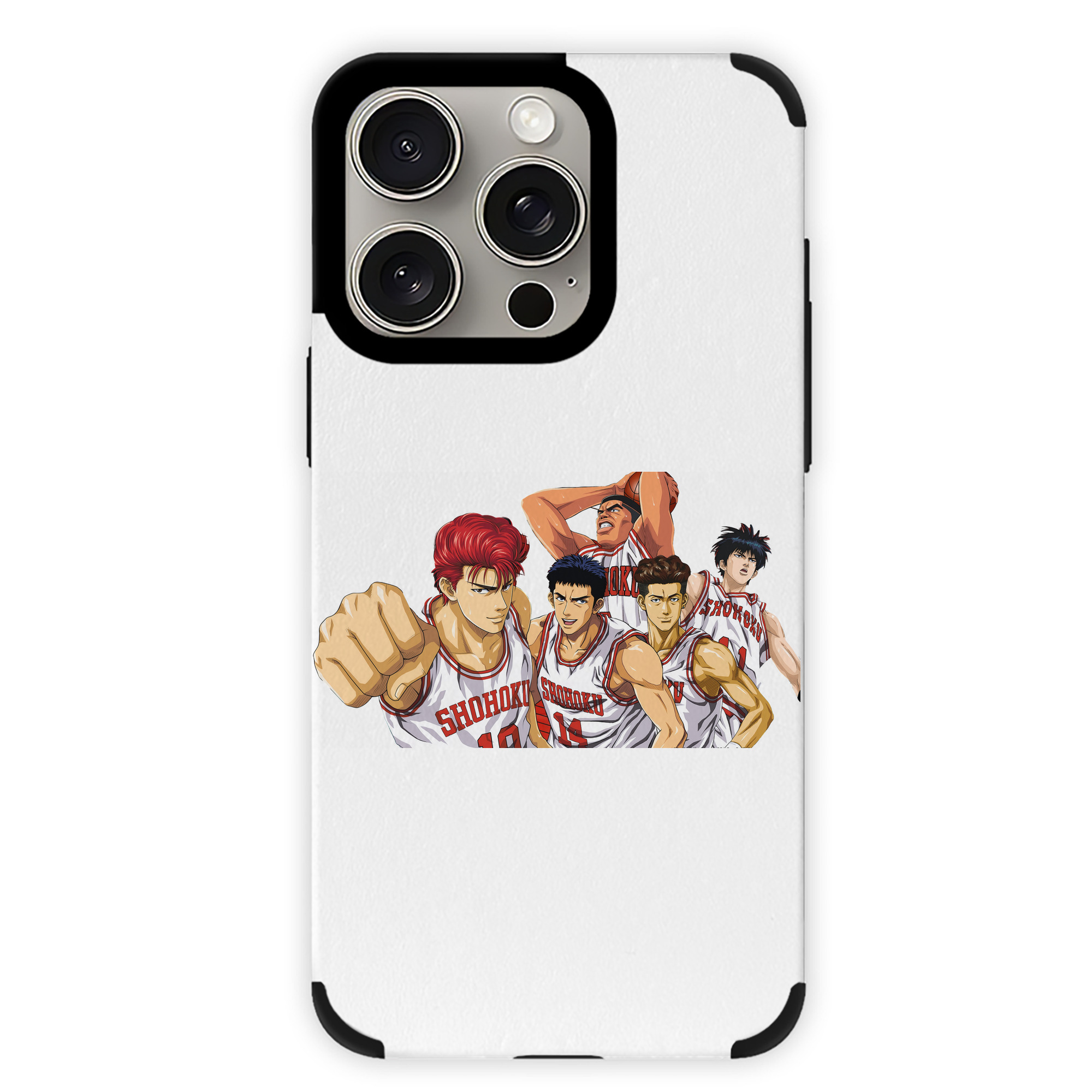 （画像用） SLAM DUNK／スラムダンク 【iPhone15ProMax対応】 PUレザー スマホケース 耐衝撃＆黄変防止