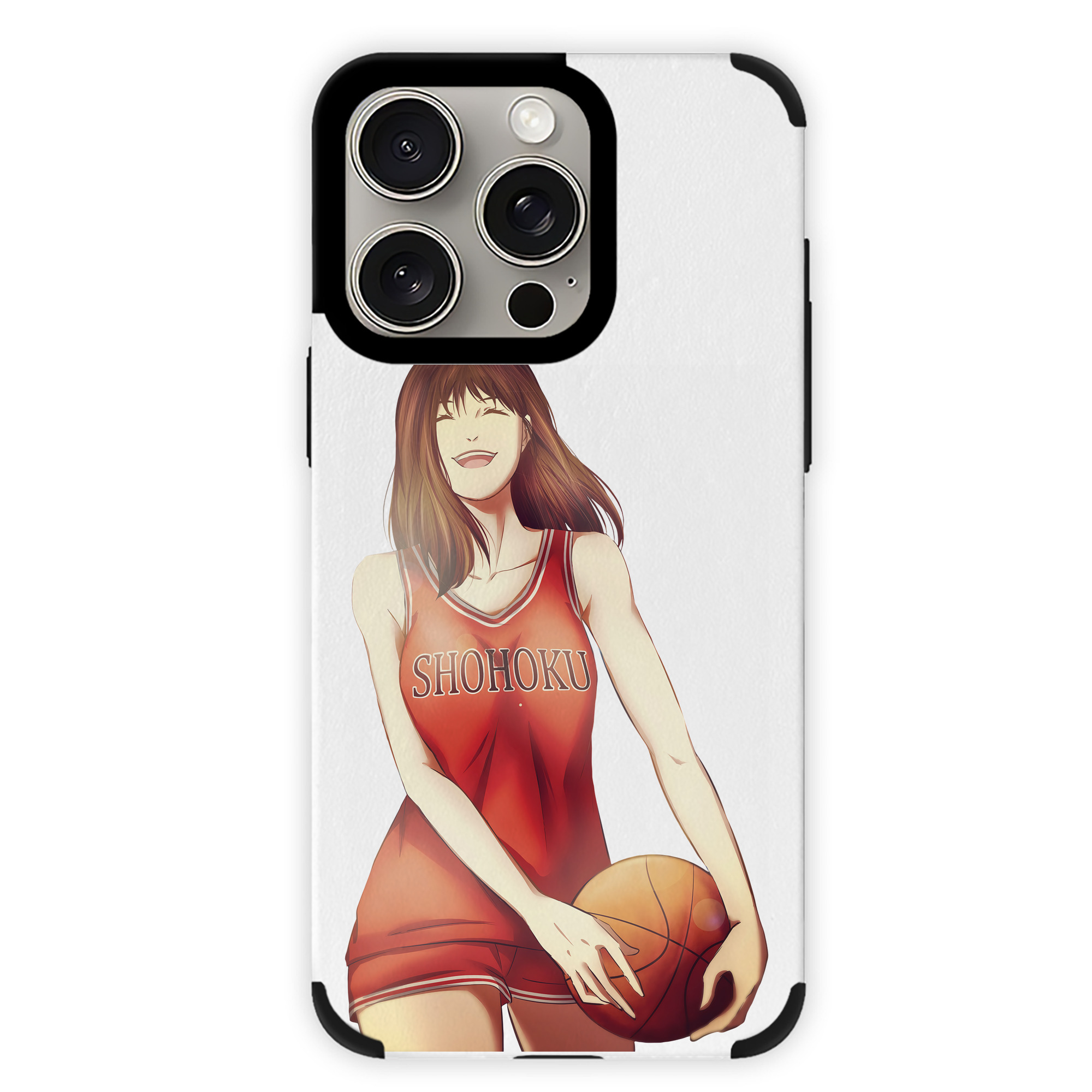 （画像用） SLAM DUNK／スラムダンク 【iPhone15ProMax対応】 PUレザー スマホケース 耐衝撃＆黄変防止