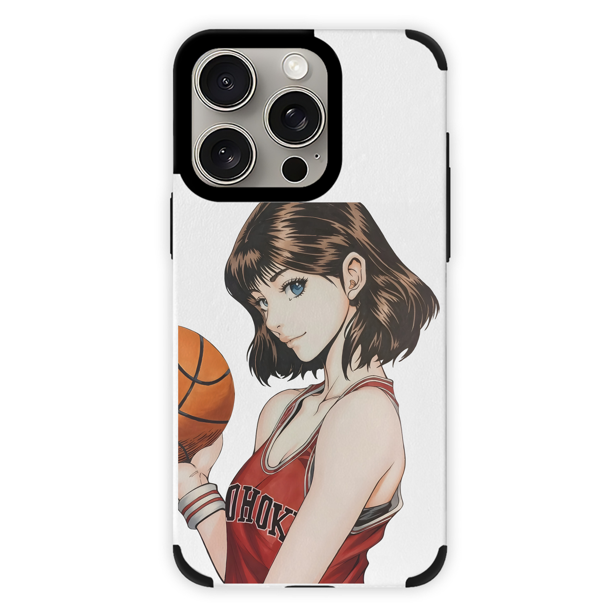 （画像用） SLAM DUNK／スラムダンク 【iPhone15ProMax対応】 PUレザー スマホケース 耐衝撃＆黄変防止