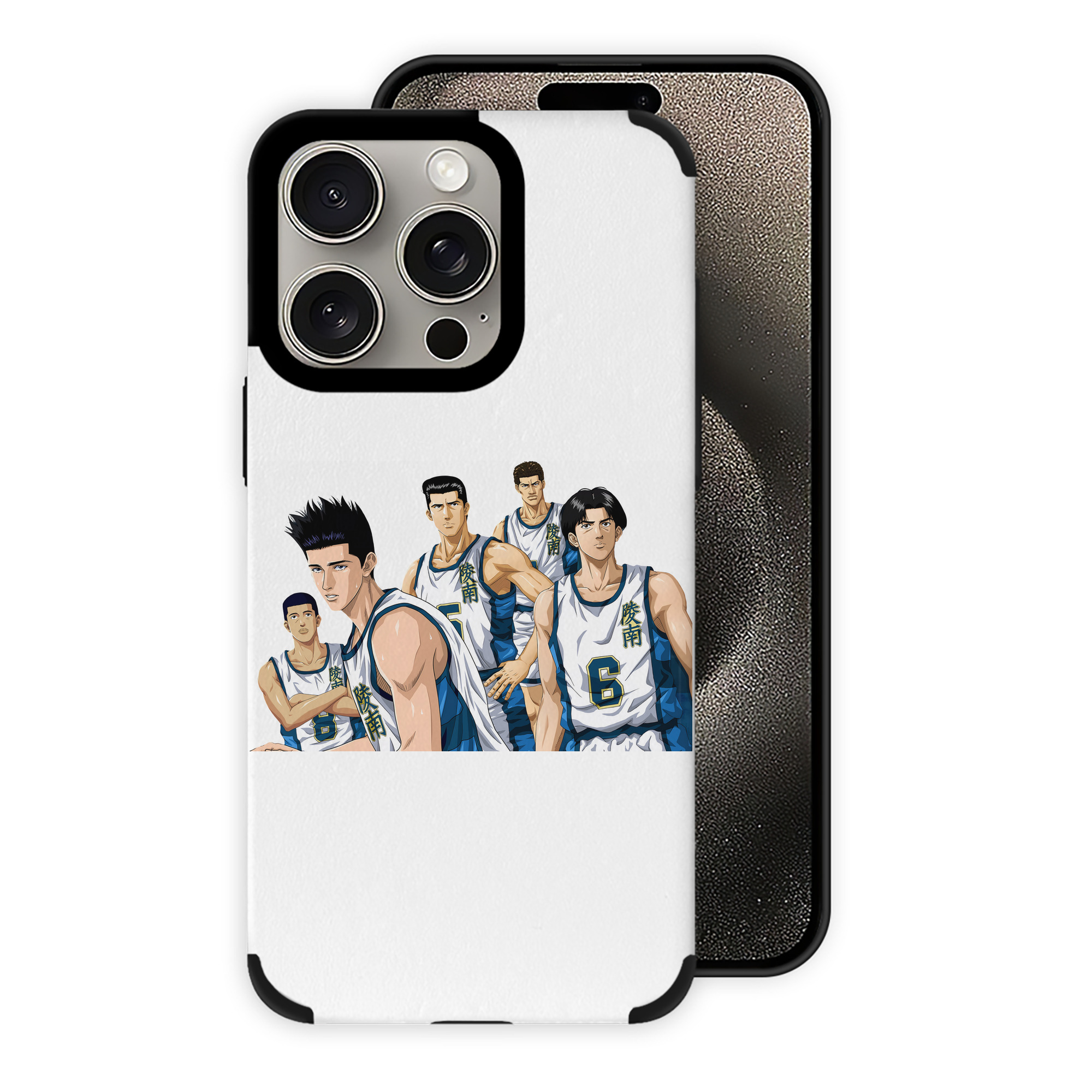 （画像用） SLAM DUNK／スラムダンク 【iPhone15ProMax対応】 PUレザー スマホケース 耐衝撃＆黄変防止
