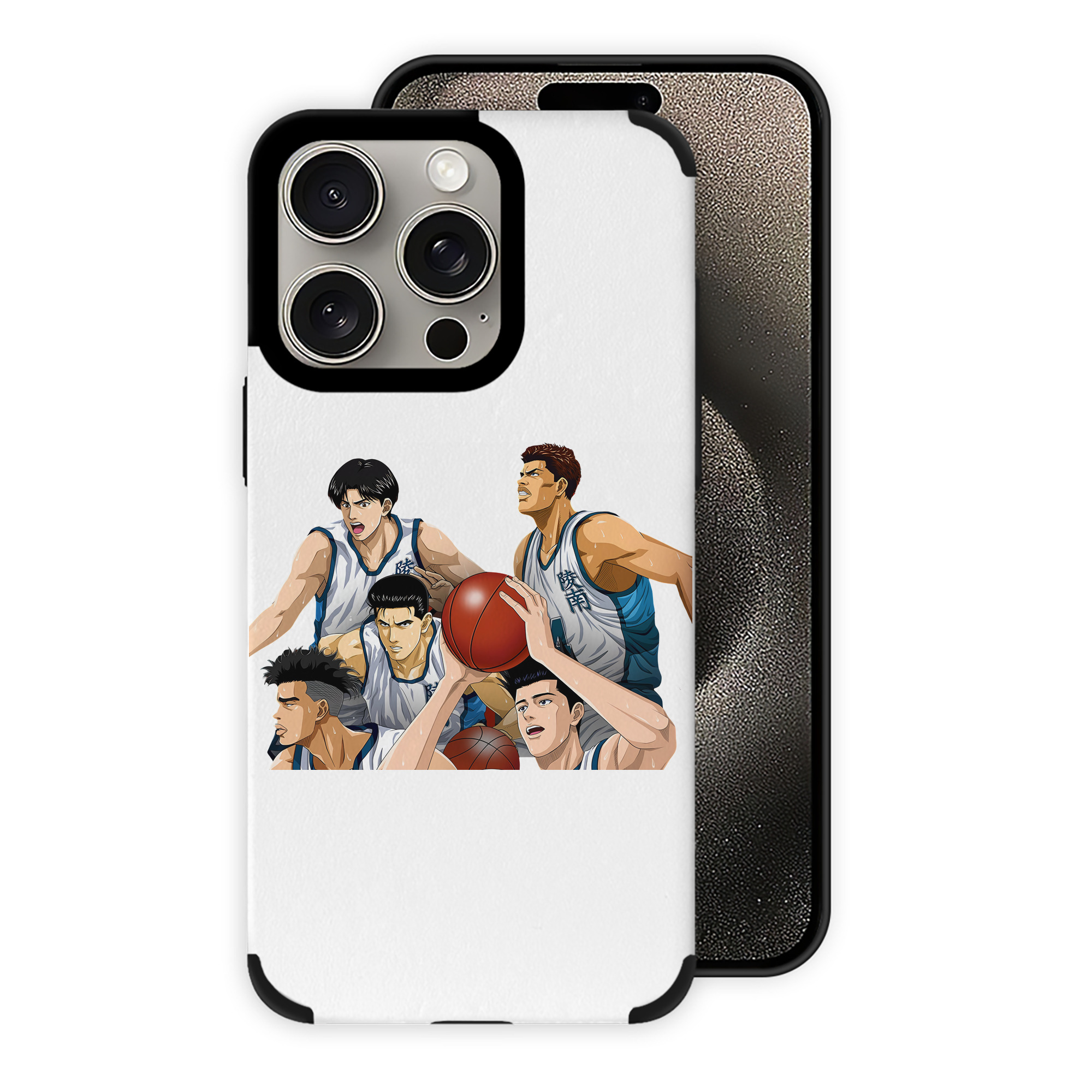 （画像用） SLAM DUNK／スラムダンク 【iPhone15ProMax対応】 PUレザー スマホケース 耐衝撃＆黄変防止