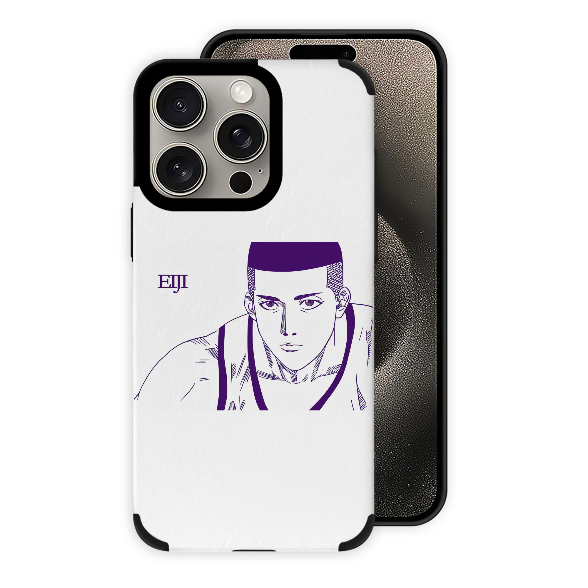 （画像用） SLAM DUNK／スラムダンク 【iPhone15ProMax対応】 PUレザー スマホケース 耐衝撃＆黄変防止