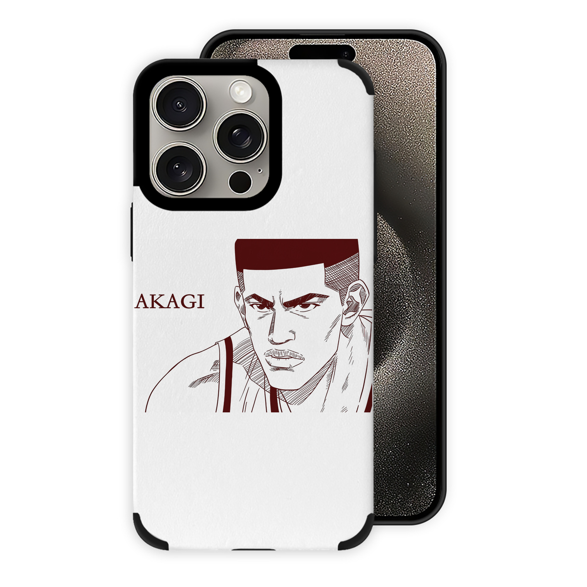 （画像用） SLAM DUNK／スラムダンク 【iPhone15ProMax対応】 PUレザー スマホケース 耐衝撃＆黄変防止