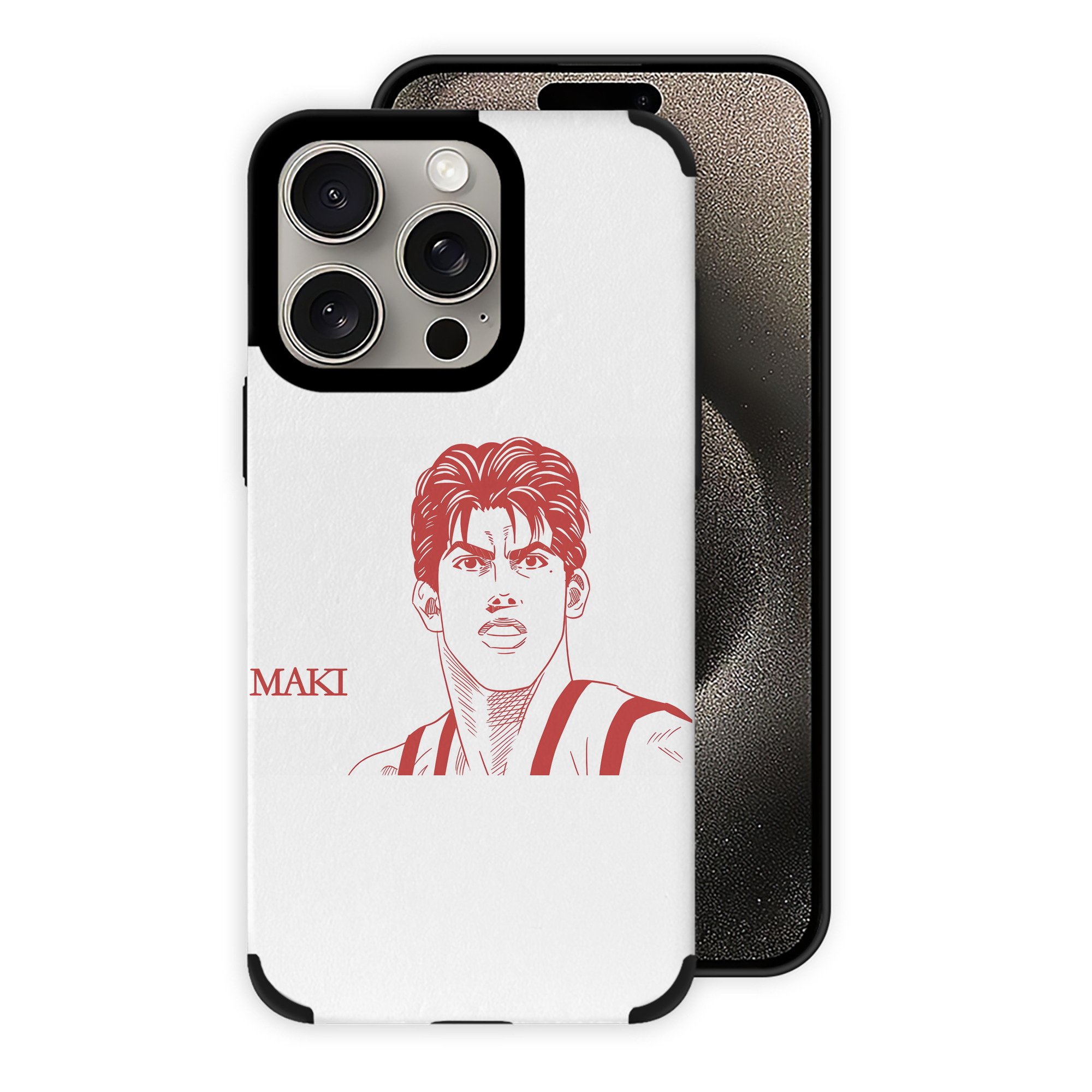 （画像用） SLAM DUNK／スラムダンク 【iPhone15ProMax対応】 PUレザー スマホケース 耐衝撃＆黄変防止