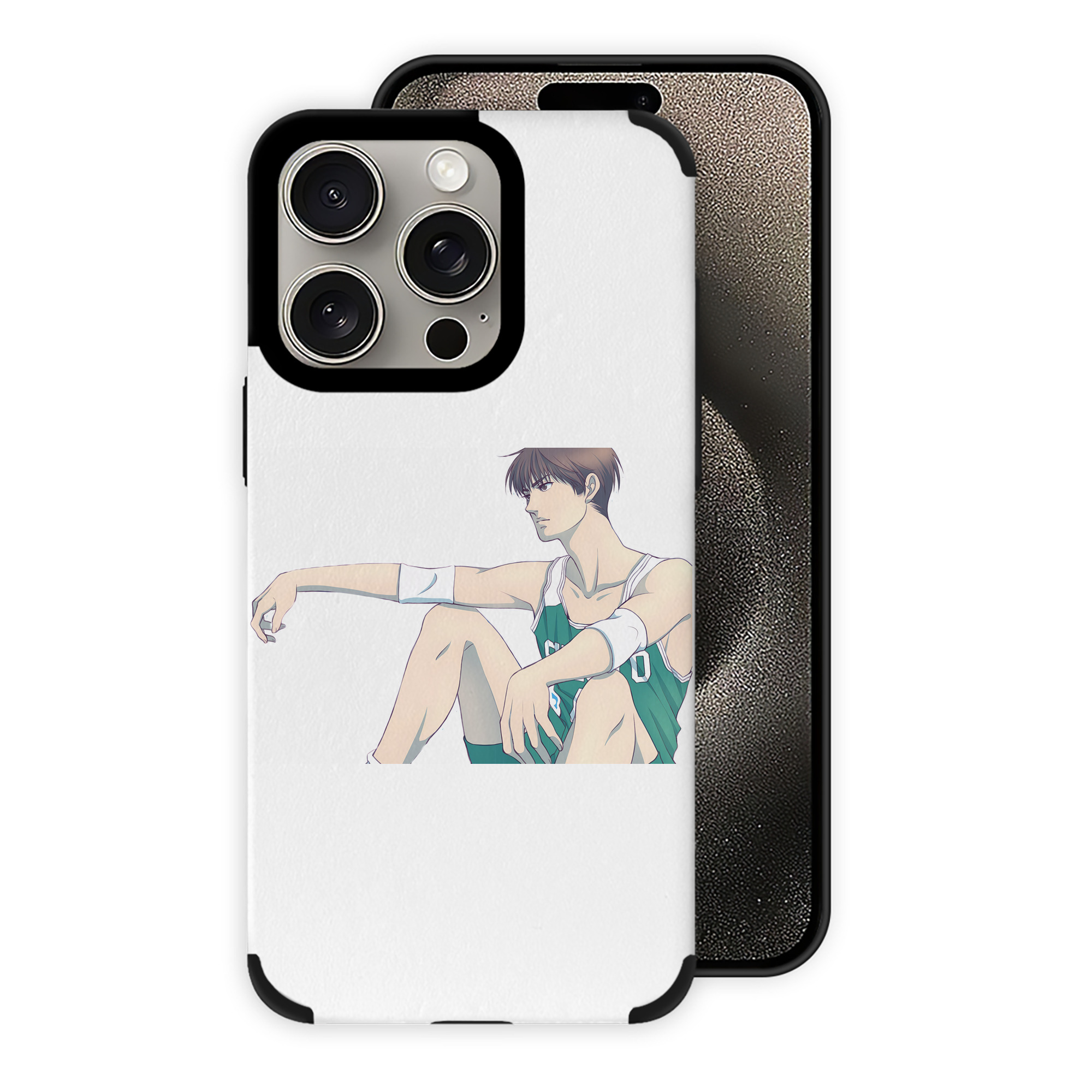 （画像用） SLAM DUNK／スラムダンク 【iPhone15ProMax対応】 PUレザー スマホケース 耐衝撃＆黄変防止