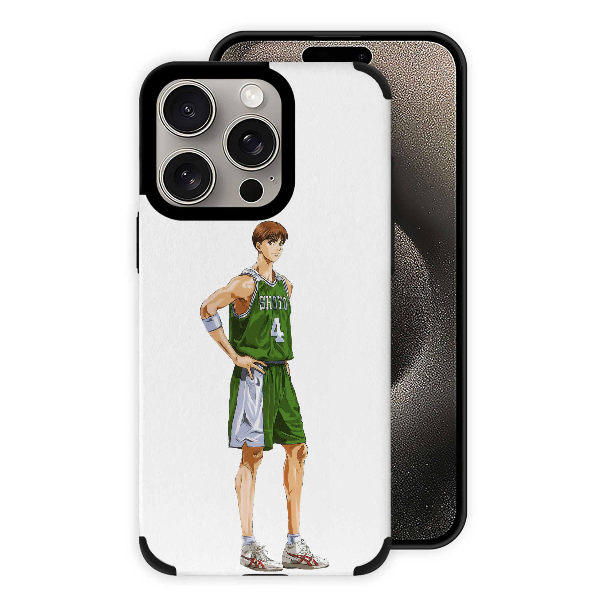 （画像用） SLAM DUNK／スラムダンク 【iPhone15ProMax対応】 PUレザー スマホケース 耐衝撃＆黄変防止