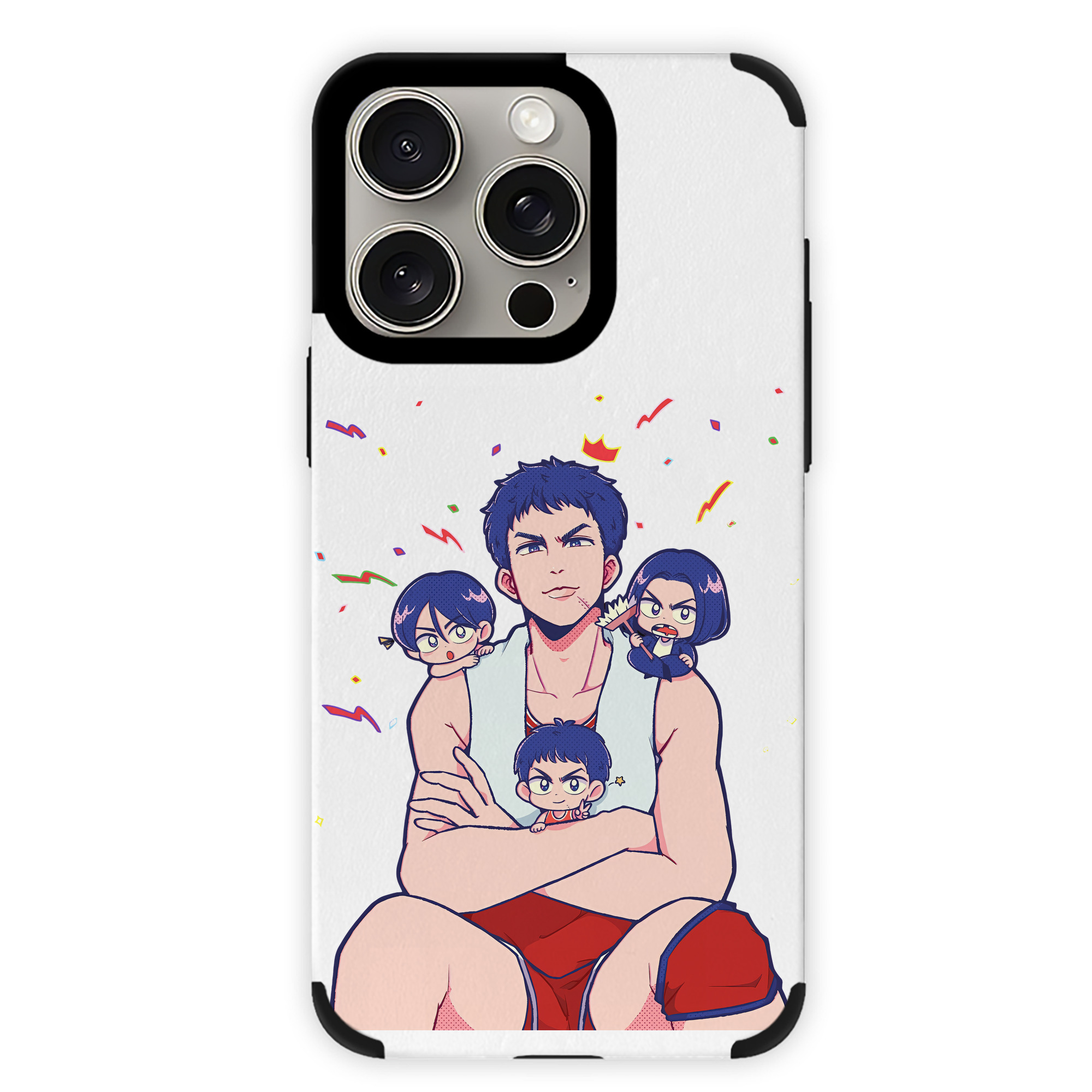（画像用） SLAM DUNK／スラムダンク 【iPhone15ProMax対応】 PUレザー スマホケース 耐衝撃＆黄変防止