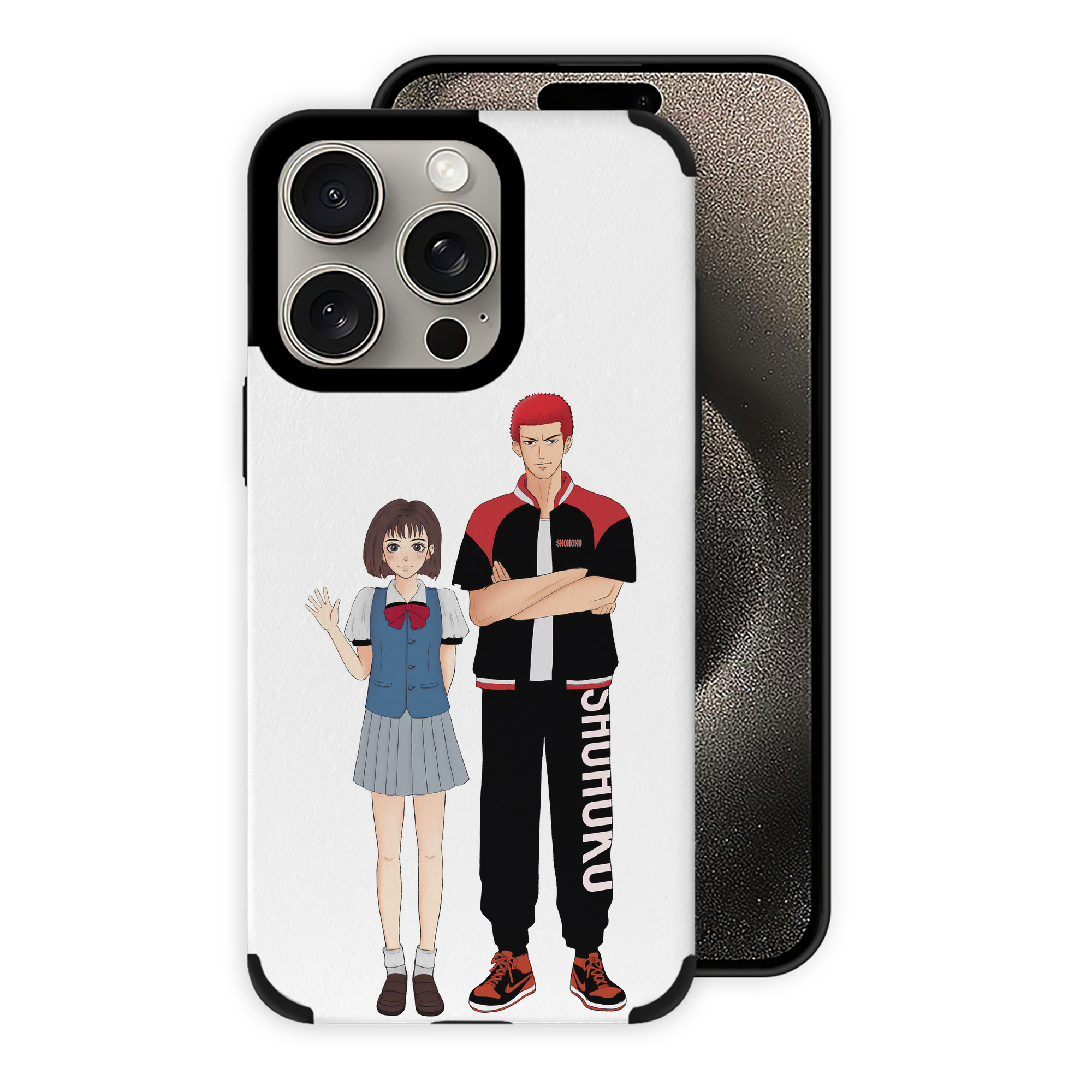 （画像用） SLAM DUNK／スラムダンク 【iPhone15ProMax対応】 PUレザー スマホケース 耐衝撃＆黄変防止