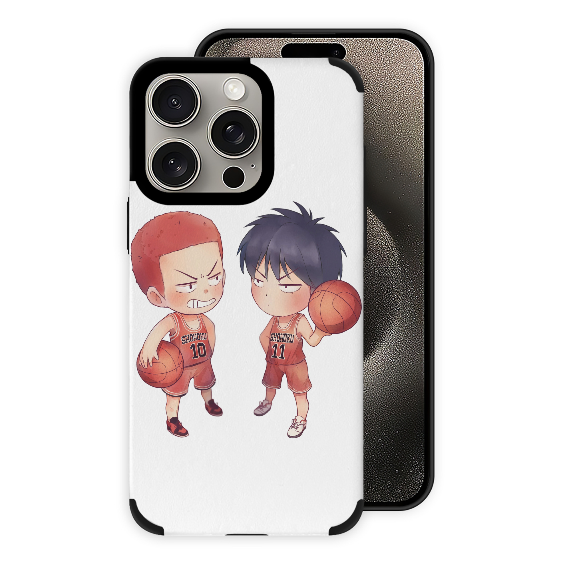 （画像用） SLAM DUNK／スラムダンク 【iPhone15ProMax対応】 PUレザー スマホケース 耐衝撃＆黄変防止
