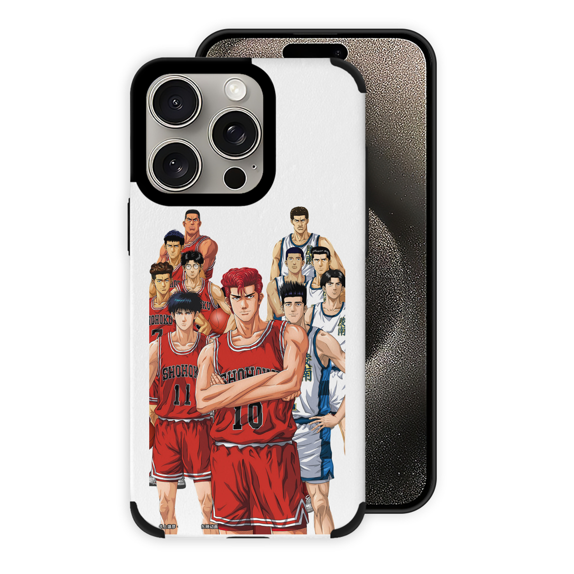 （画像用） SLAM DUNK／スラムダンク 【iPhone15ProMax対応】 PUレザー スマホケース 耐衝撃＆黄変防止