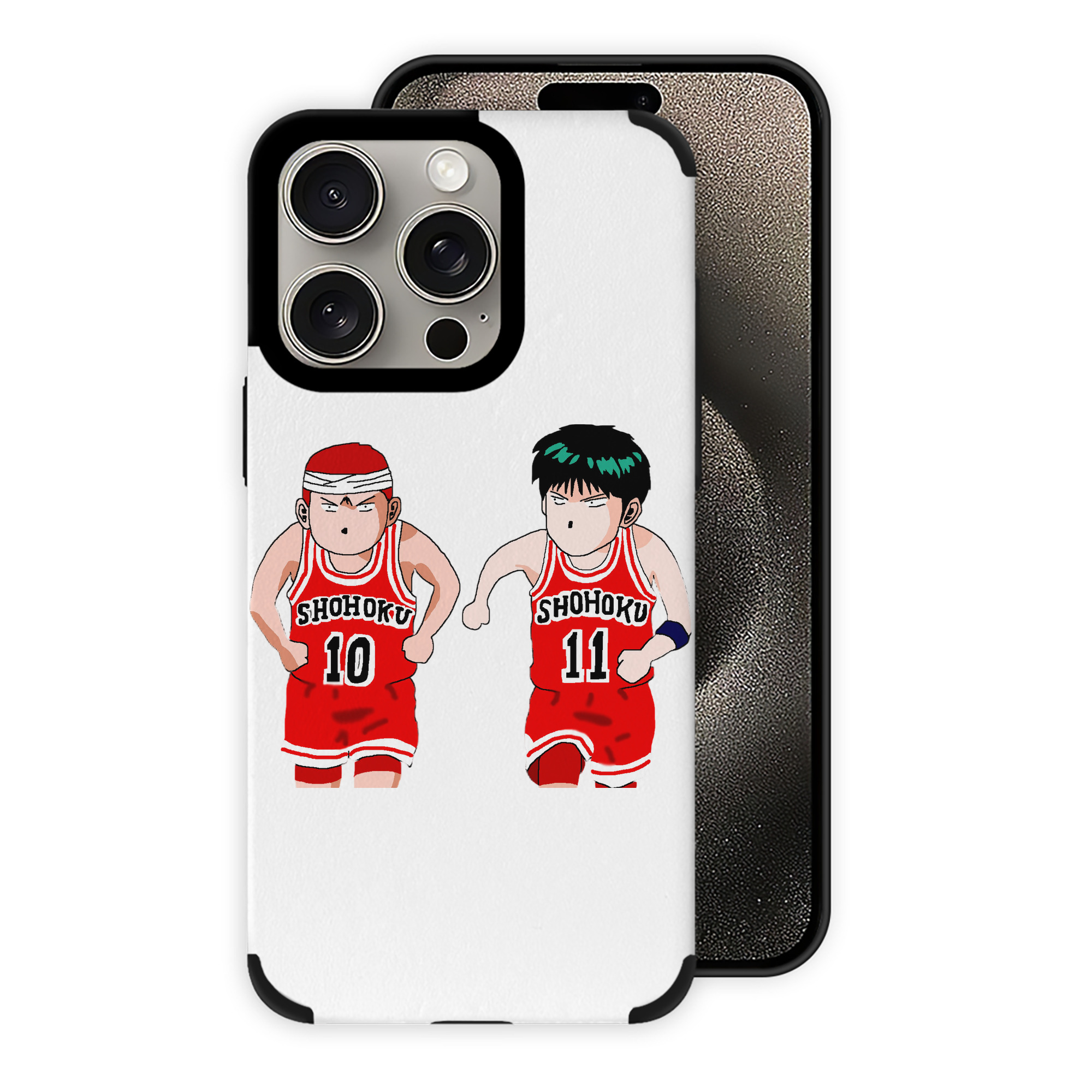 （画像用） SLAM DUNK／スラムダンク 【iPhone15ProMax対応】 PUレザー スマホケース 耐衝撃＆黄変防止