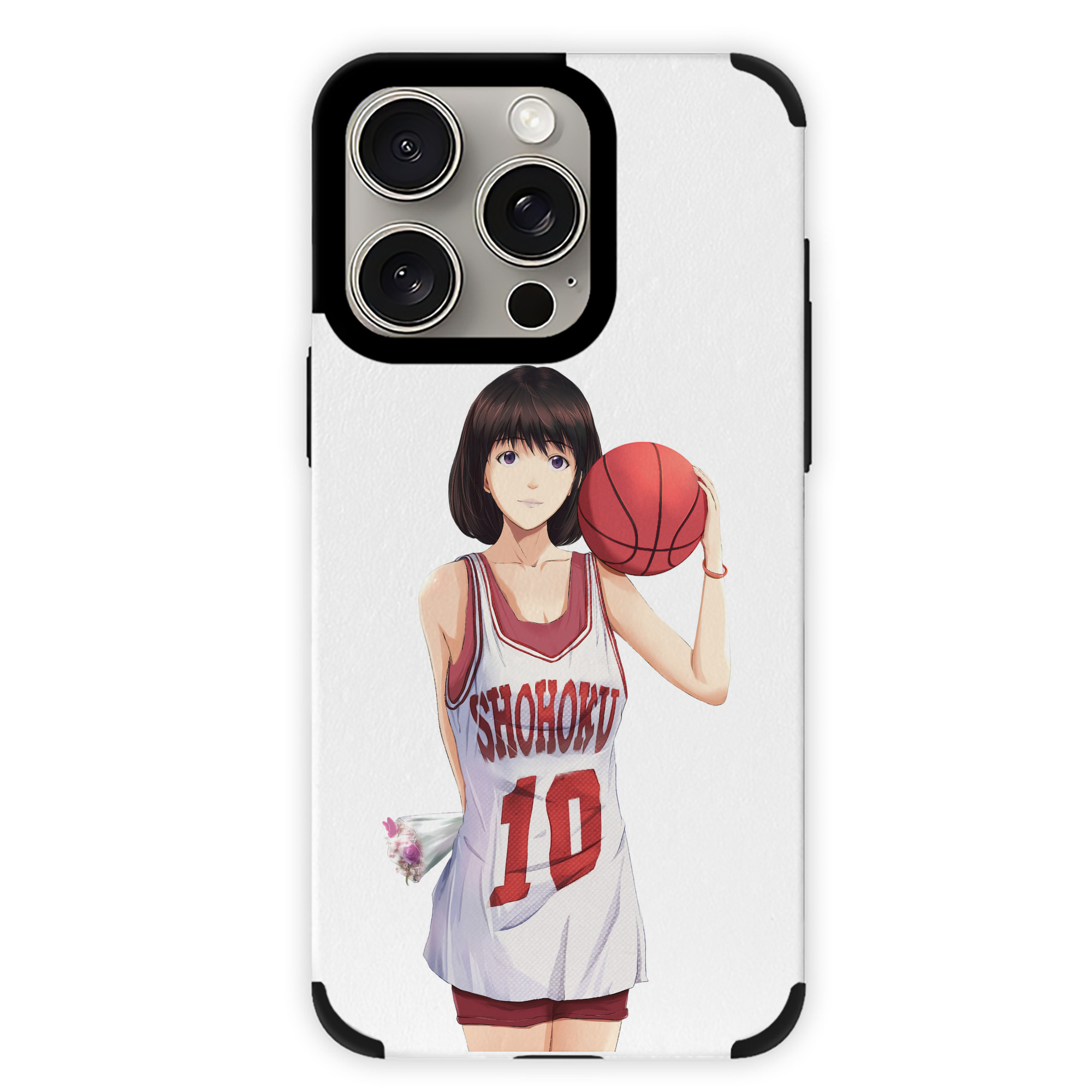 （画像用） SLAM DUNK／スラムダンク 【iPhone15ProMax対応】 PUレザー スマホケース 耐衝撃＆黄変防止