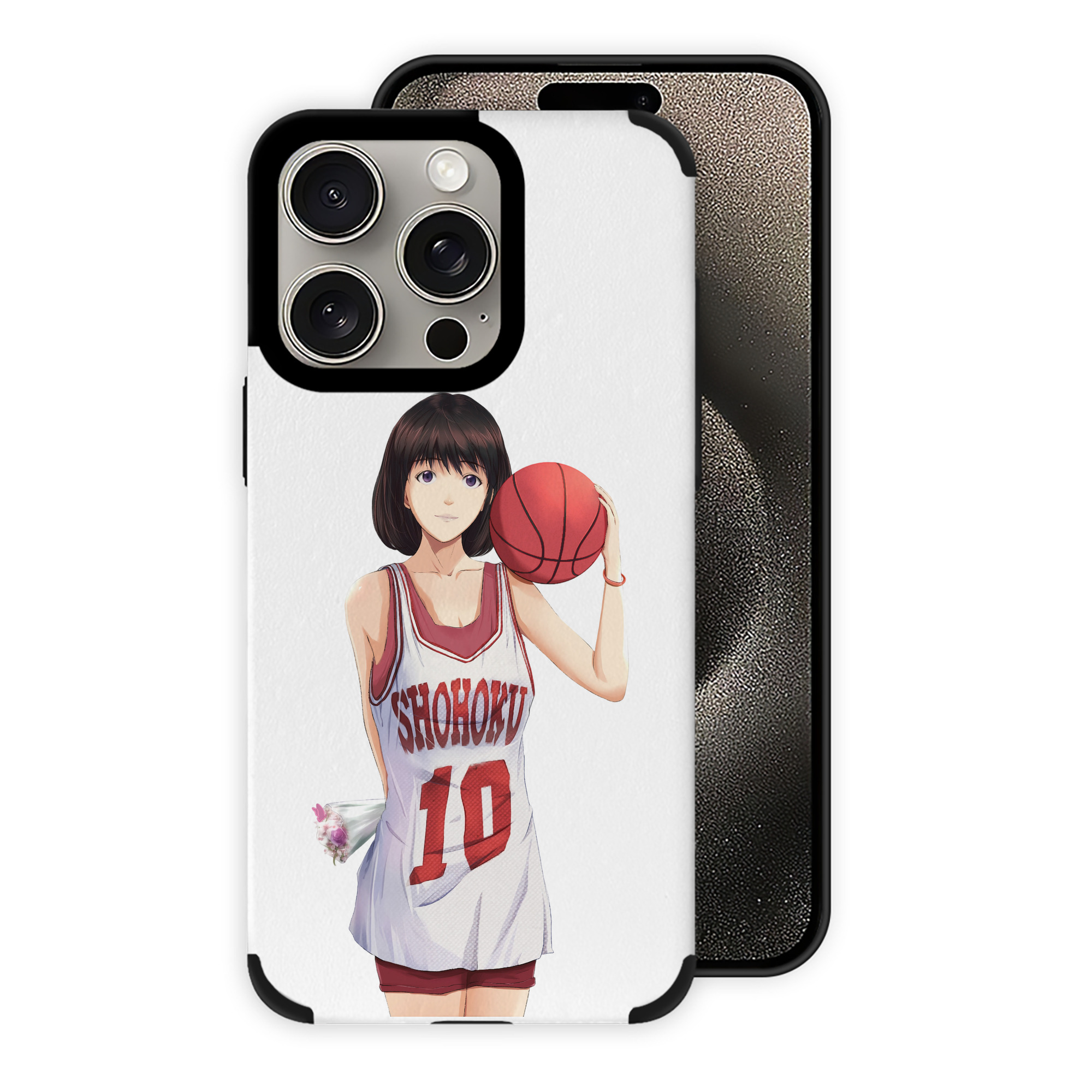 （画像用） SLAM DUNK／スラムダンク 【iPhone15ProMax対応】 PUレザー スマホケース 耐衝撃＆黄変防止