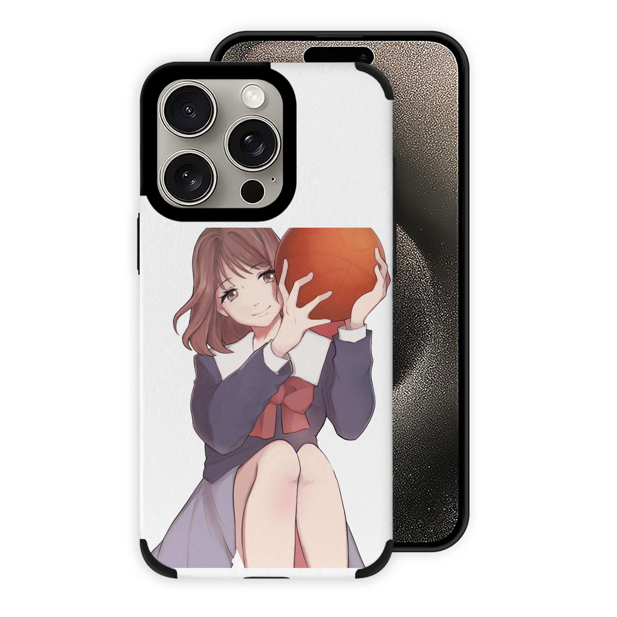 （画像用） SLAM DUNK／スラムダンク 【iPhone15ProMax対応】 PUレザー スマホケース 耐衝撃＆黄変防止