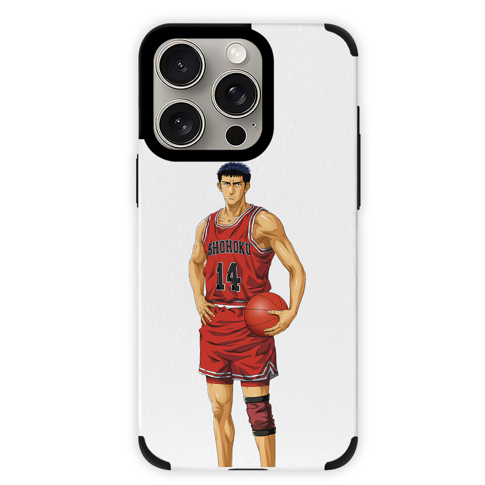 （画像用） SLAM DUNK／スラムダンク 【iPhone15ProMax対応】 PUレザー スマホケース 耐衝撃＆黄変防止