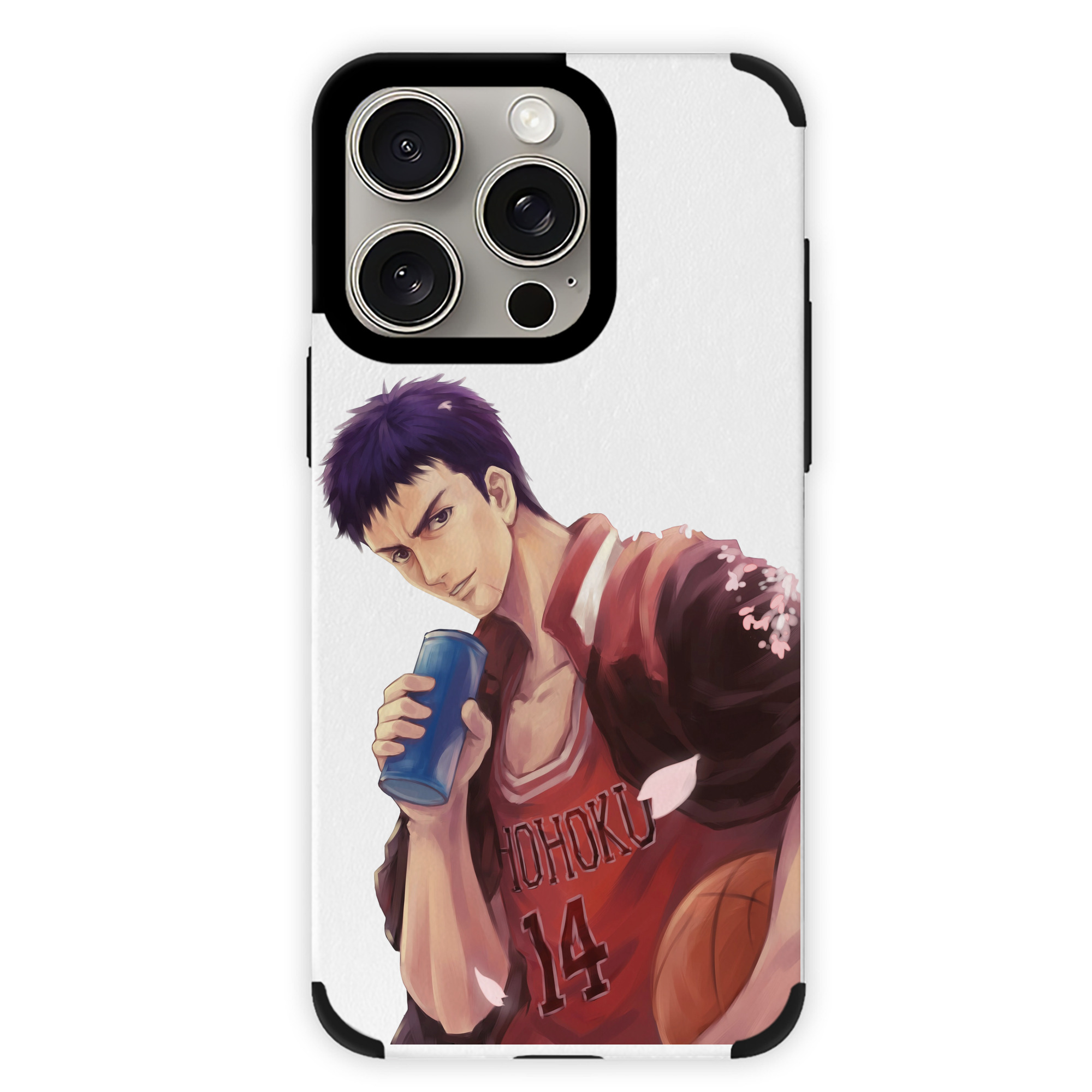 （画像用） SLAM DUNK／スラムダンク 【iPhone15ProMax対応】 PUレザー スマホケース 耐衝撃＆黄変防止