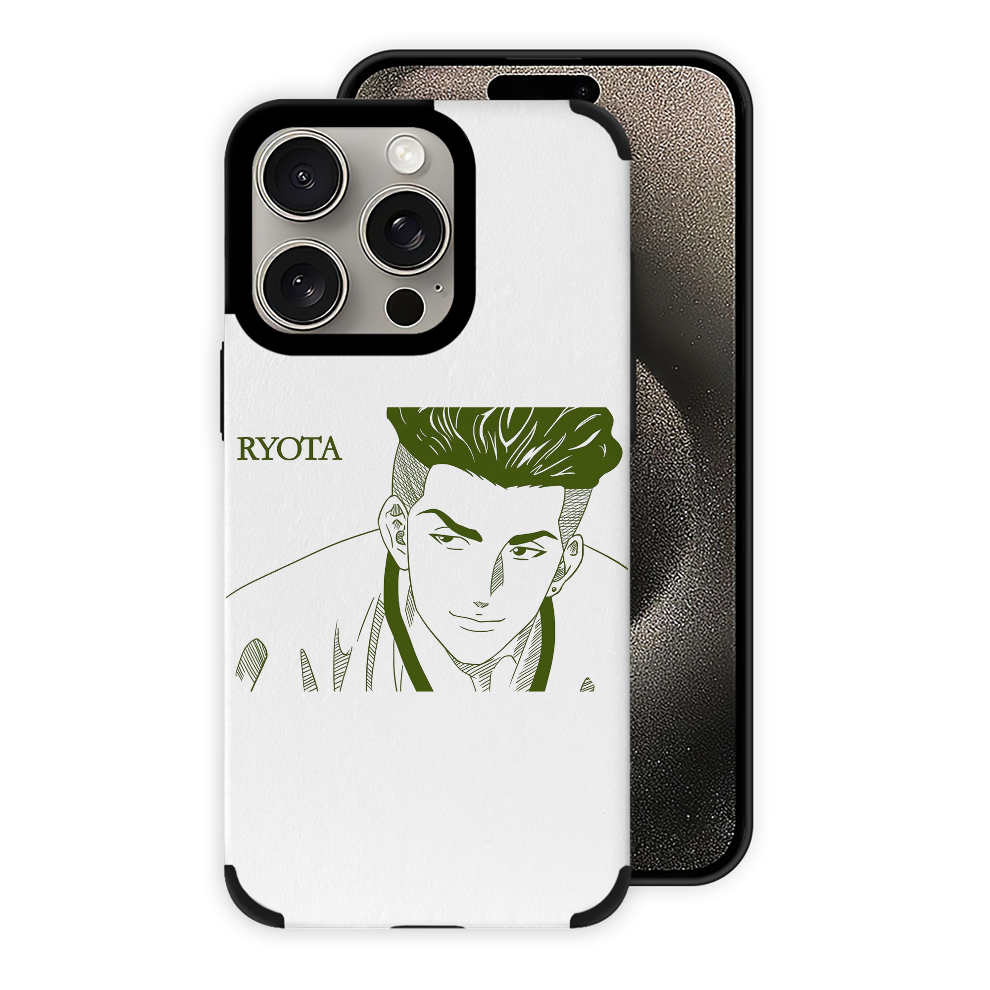 （画像用） SLAM DUNK／スラムダンク 【iPhone15ProMax対応】 PUレザー スマホケース 耐衝撃＆黄変防止